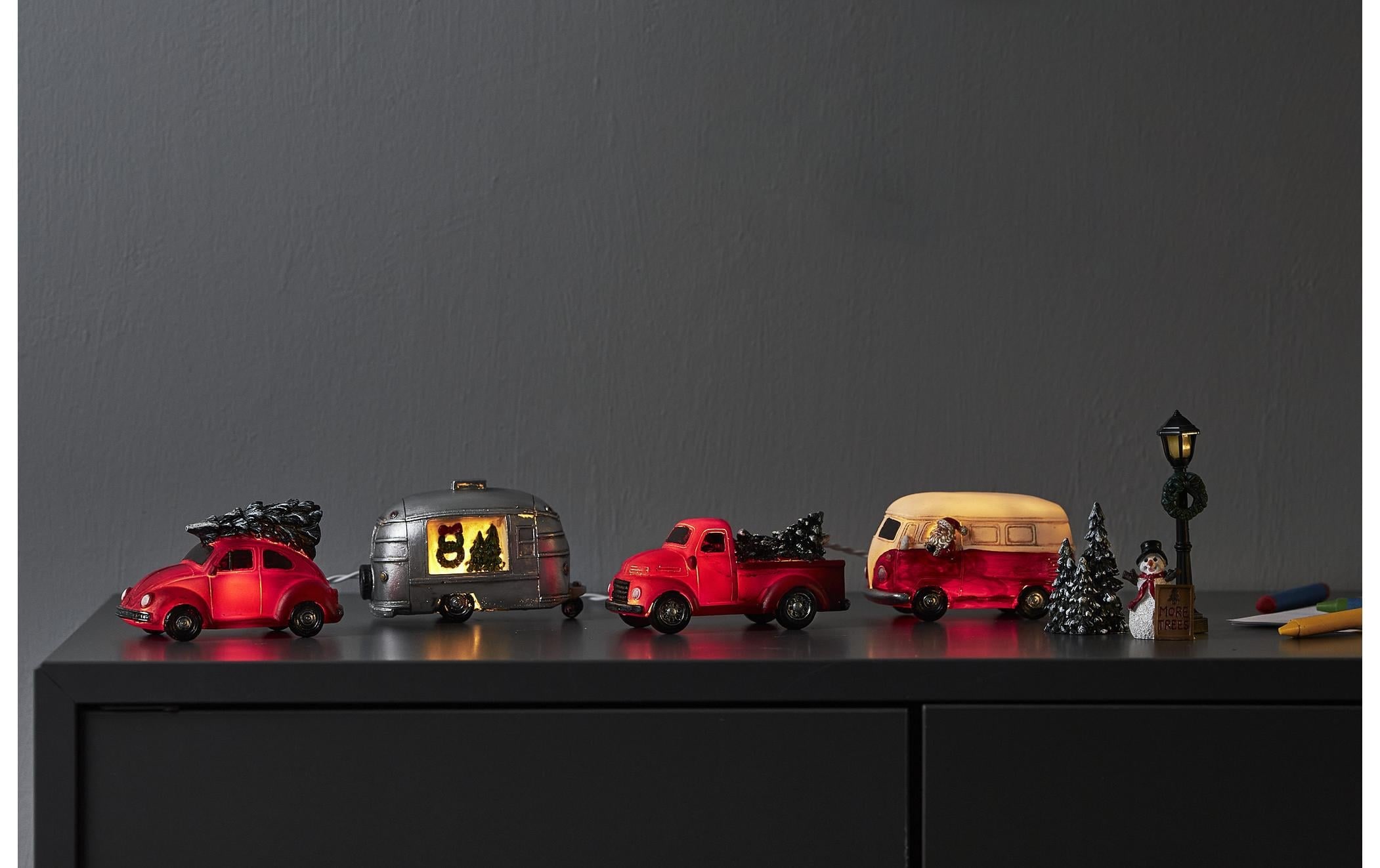 Parforce Traditional Hunting Figurine décorative LED »Merryville, 8er Set, 42 cm, Mehrfarbig«