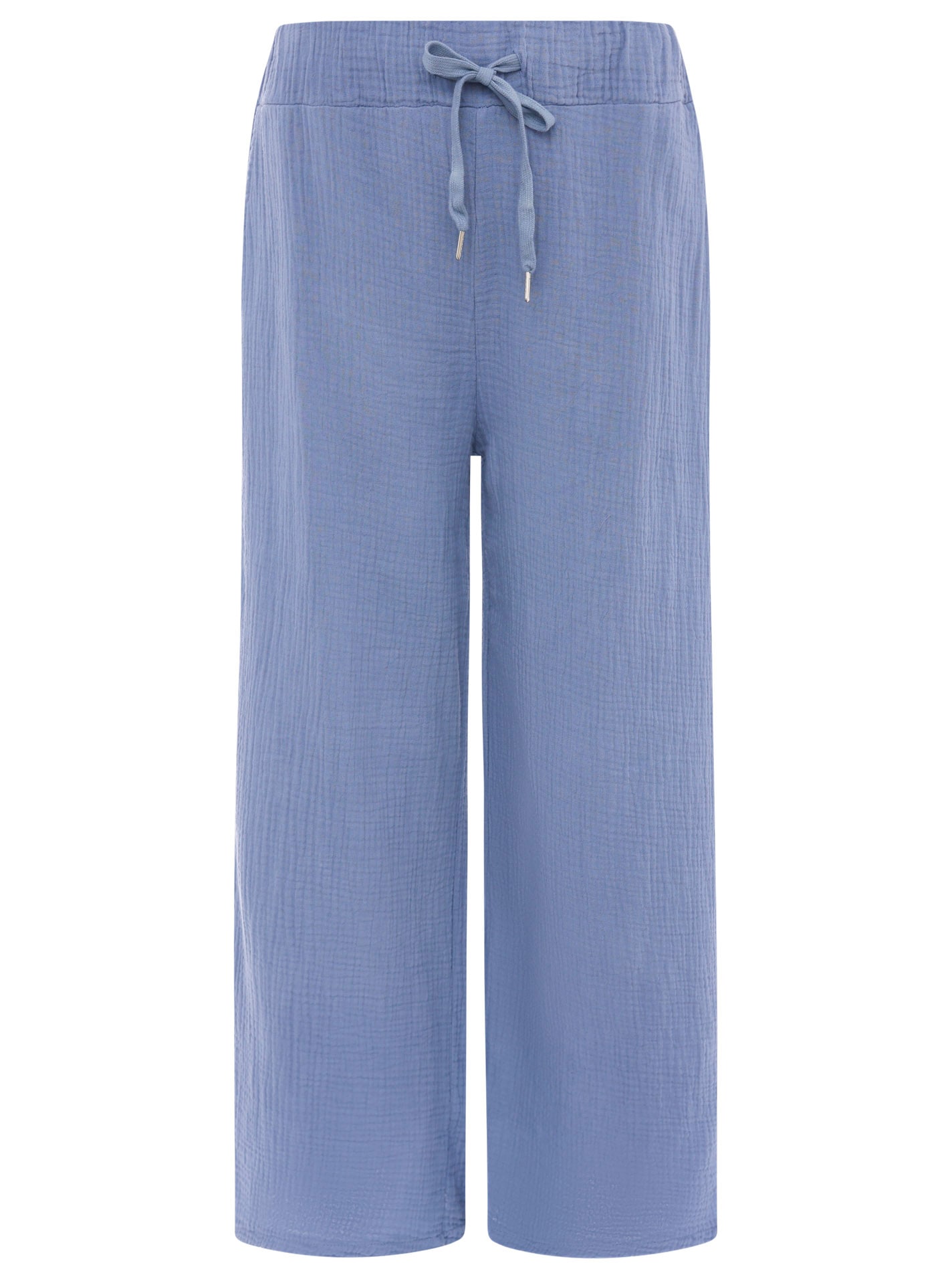 Zwillingsherz Pantalon en tissu »"Musselin"«  mit Zugband, Eingriffstaschen und weitem Bein