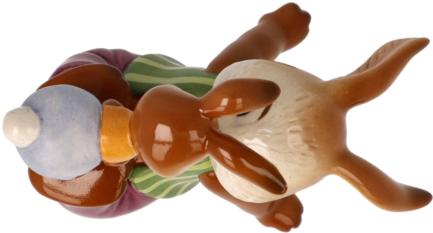 Goebel Osterhase »Frechdachs« Sammelfigur, Hasenvater mit Hasenkind