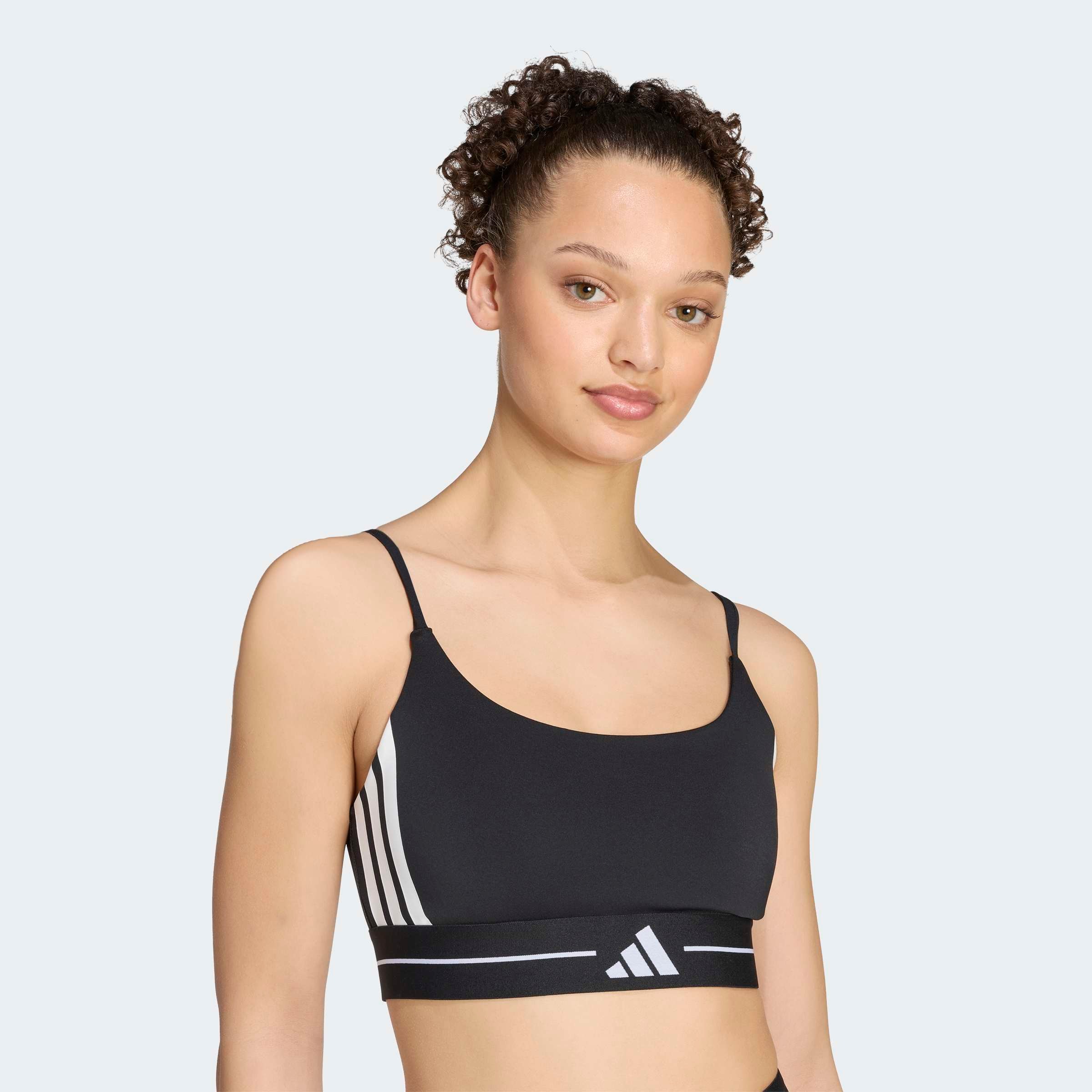 adidas Performance Sport-BH »HYPERGLAM 3-STREIFEN SPORT-BH, LEICHTER HALT, GEPOLSTERT«