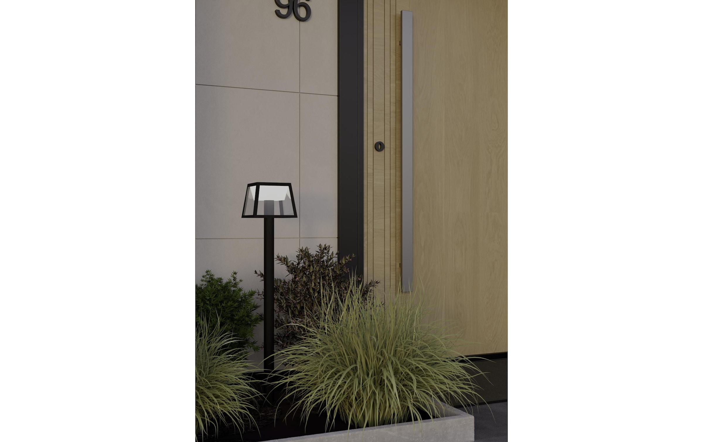 EGLO Gartenleuchte »Gartenlicht Altilia LED Solar mit Sensor 106cm« LED-Modul warmweiss