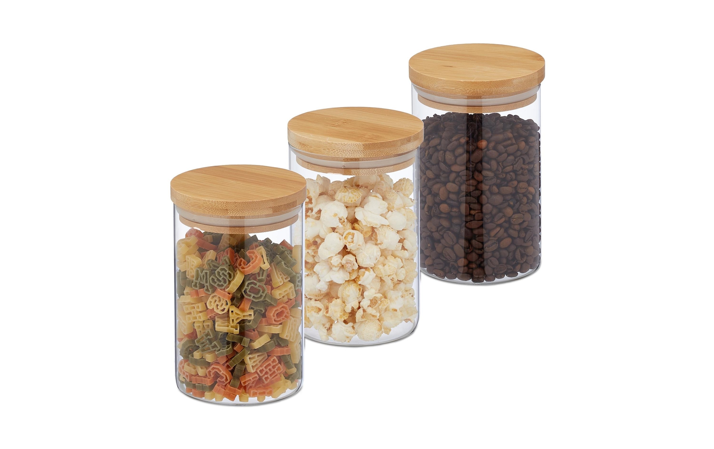 relaxdays Bocal à provisions »0.8 l« compatible lave-vaisselle