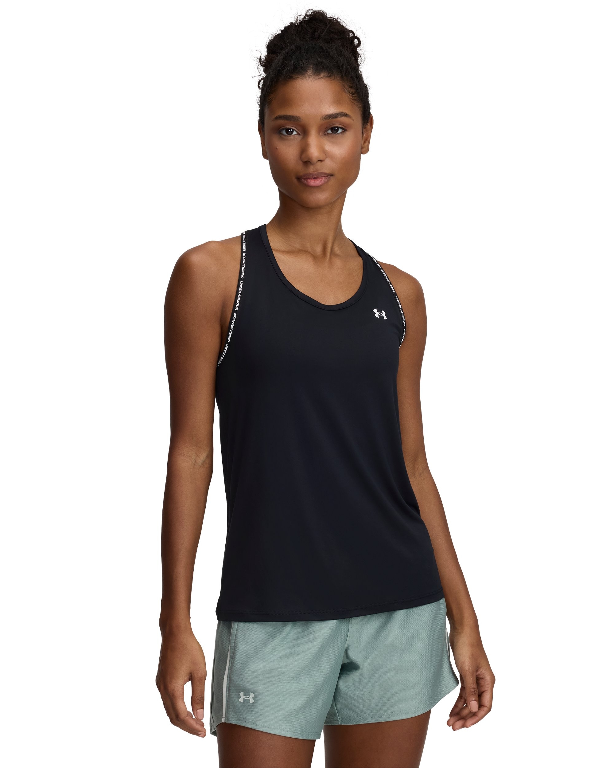 Under Armour® Tanktop »TECH KNOCKOUT TANK« ärmelloses Design, mit Rundhalsausschnitt, aus Polyester und Elasthan