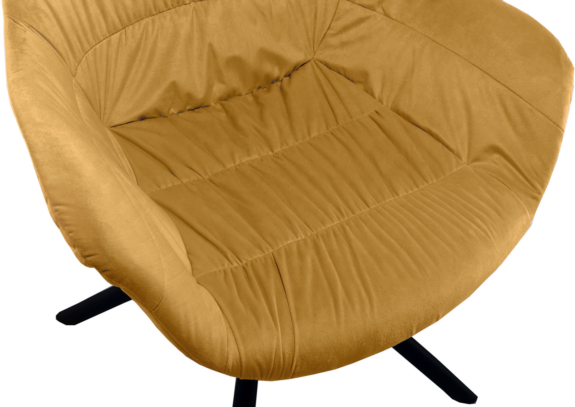SalesFever Chaise de salle à manger »Rimini Armlehnstuhl: Sitzkomfort fürs Esszimmer« () 1 cuisEsszimmersessel, Rückseite mit Wabensteppung,360° Drehfunktion
