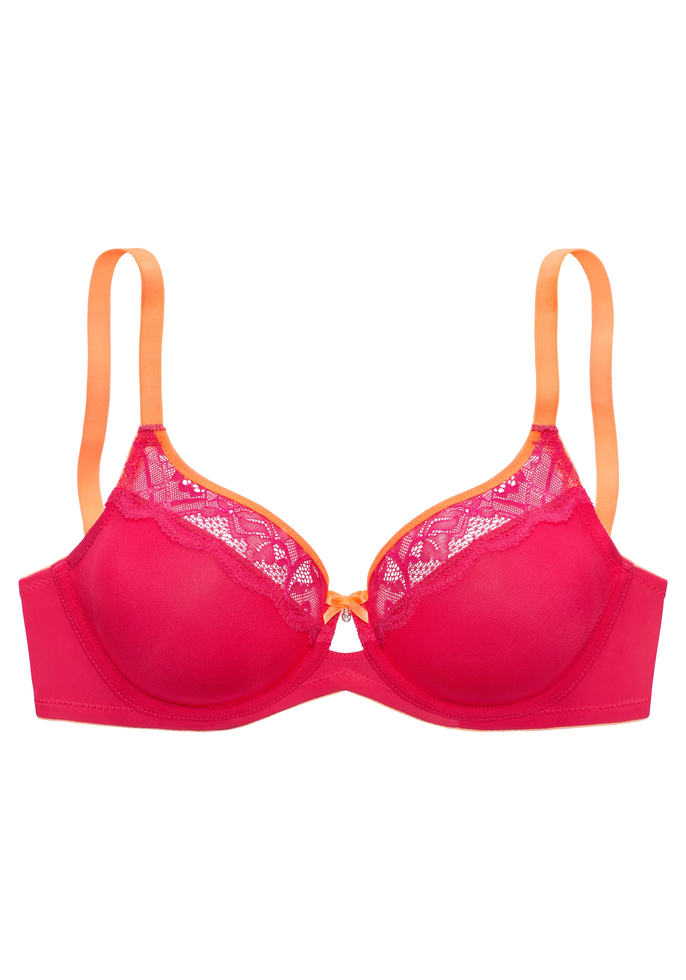Vivance Soutien-gorge à armatures avec armature et jolis inserts en dentelle, lingerie