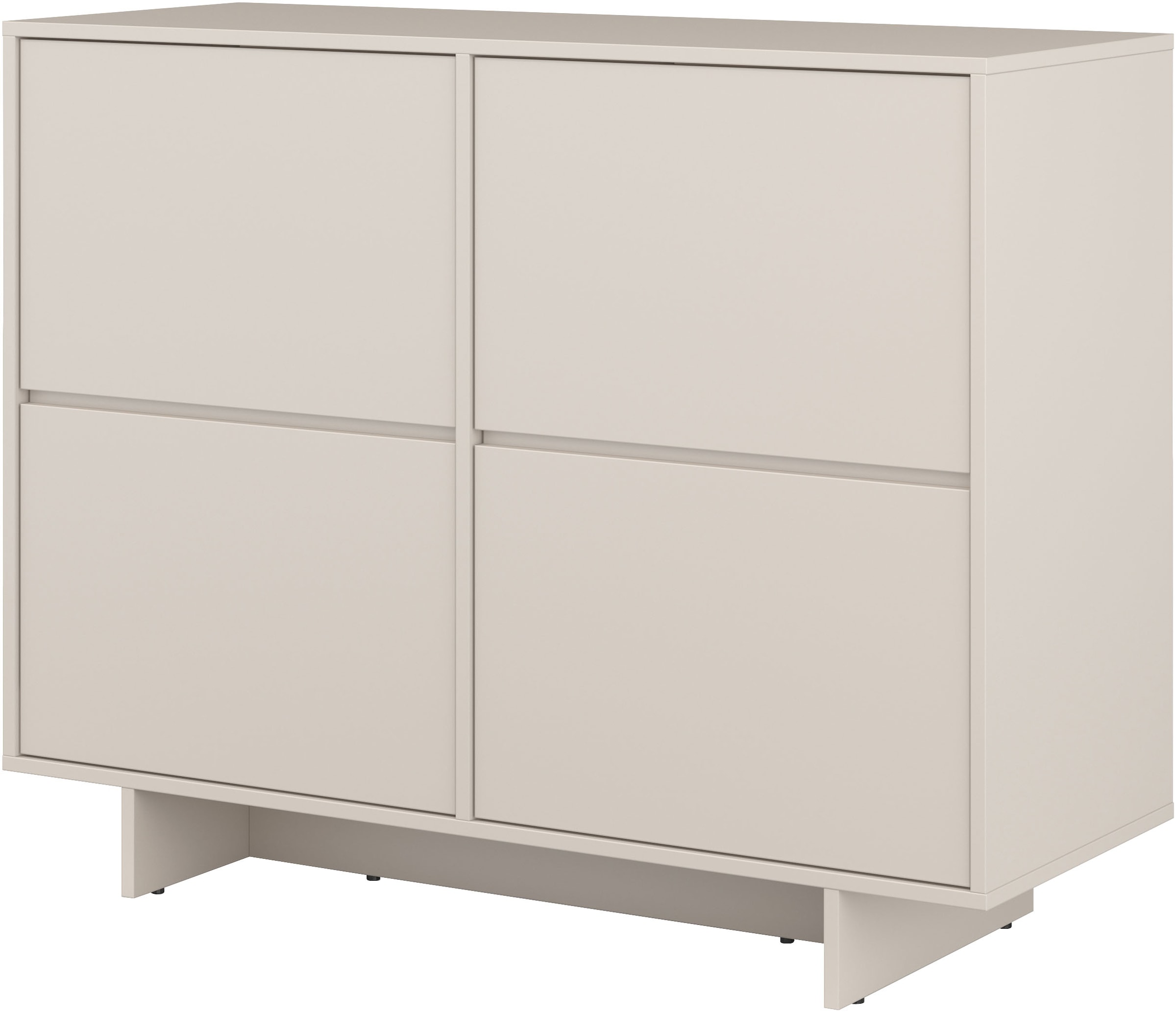GOODproduct Buffet »Tatami, Stilvolle, moderne grifflose Kommode 2 Türen, Breite 111cm« Anrichte mit viel Stauraum, Böden verstellbar, push-to-open-Funktion