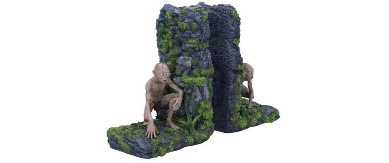 NEMESIS NOW Figurine de merchandising »Herr der Ringe Gollum & Smeagol« Offiziell lizenzierte, handbemalte Buchstützen