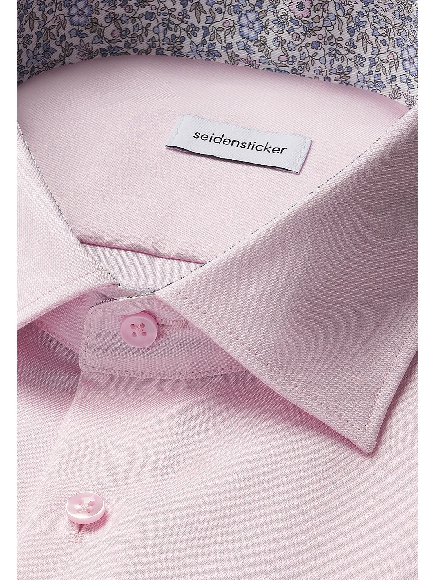 seidensticker Businesshemd »Schwarze Rose« Shaped 1/1 Kentkragen Uni