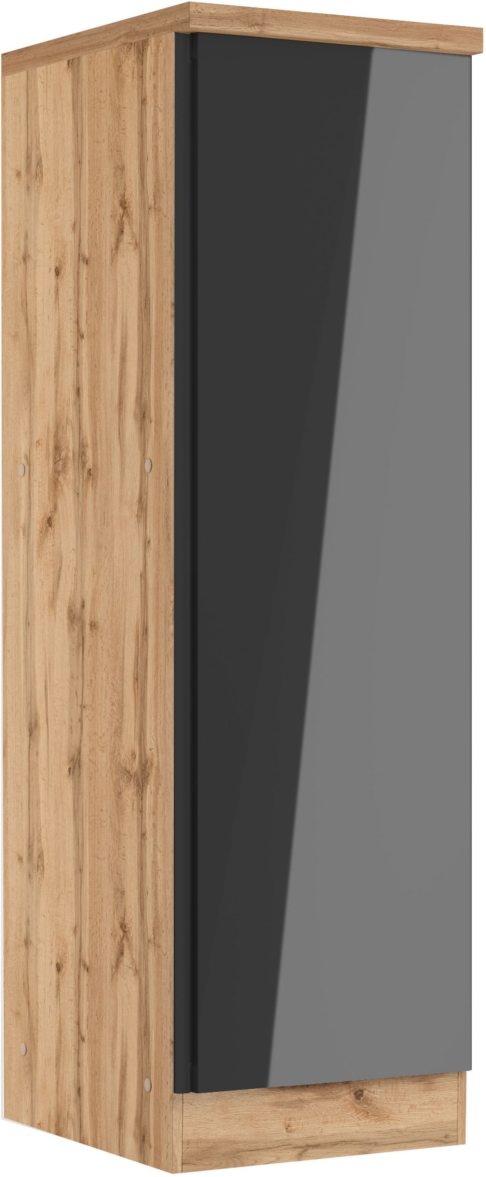 KOCHSTATION Armoire à provisions »KS-Virginia,neu in verbesserter Ausführung« plan de travail épaisseur 38 mm, rangement, fermeture douce,  dimensions (L/H/P) env. 50/166/60 cm, sens d'ouverture de la porte au choix