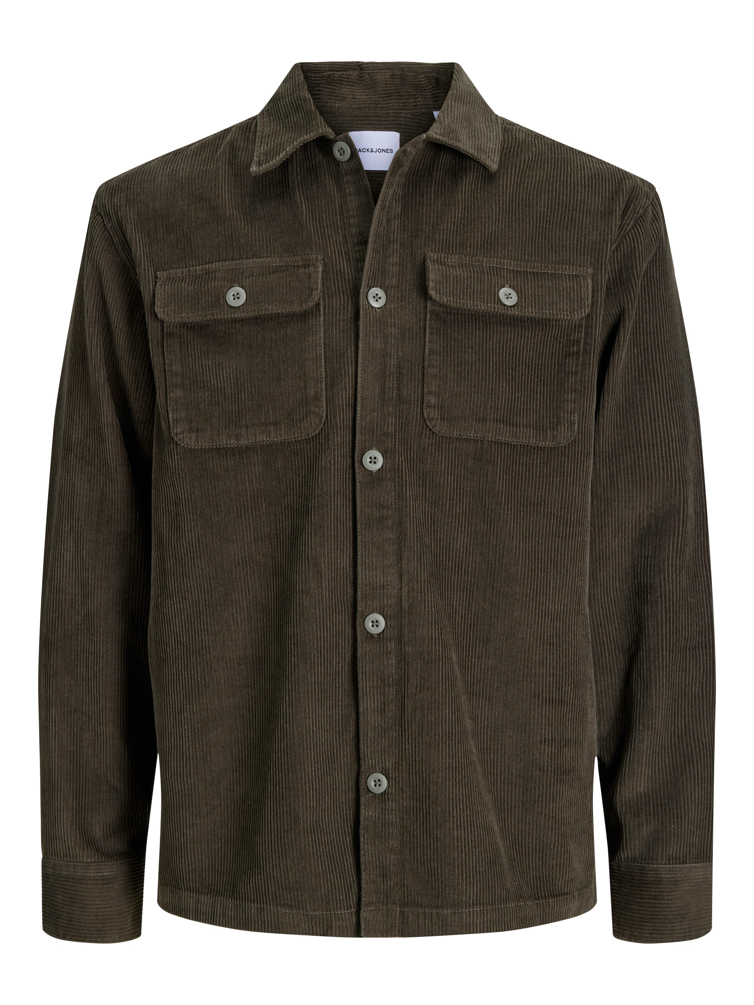 Jack & Jones Langarmhemd »JJEREGENT CORD OVERSHIRT LS SN« Baumwolle, locker geschnitten