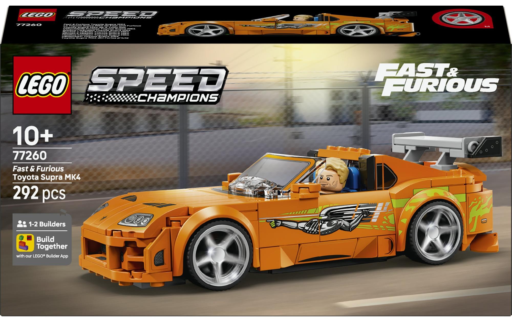 LEGO® Pions de construction »The Fast and The Furious Toyota Supra MK4 (77260)« LEGO Speed Champions; Fabriqué en Europe
