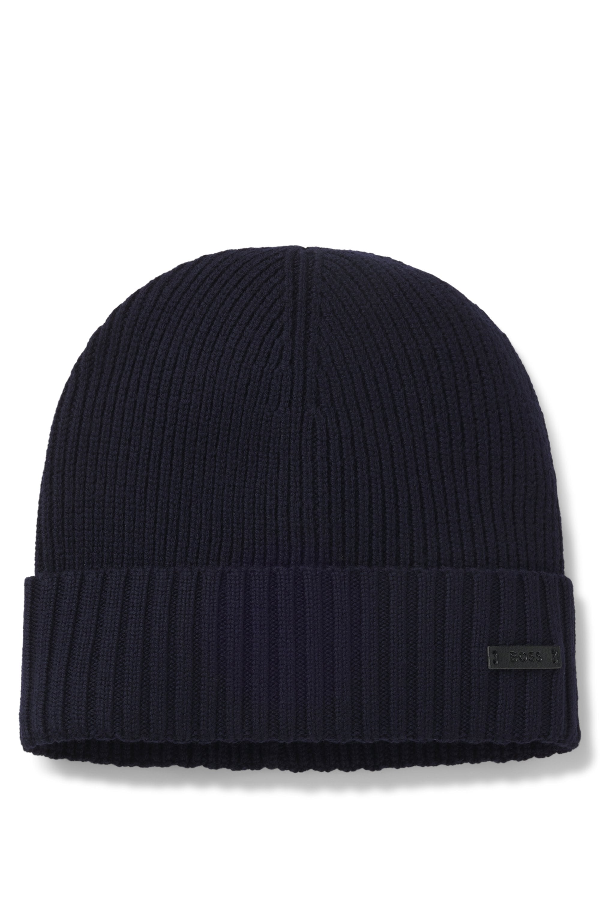 BOSS Bonnet »Fati« aus Rippenstrick