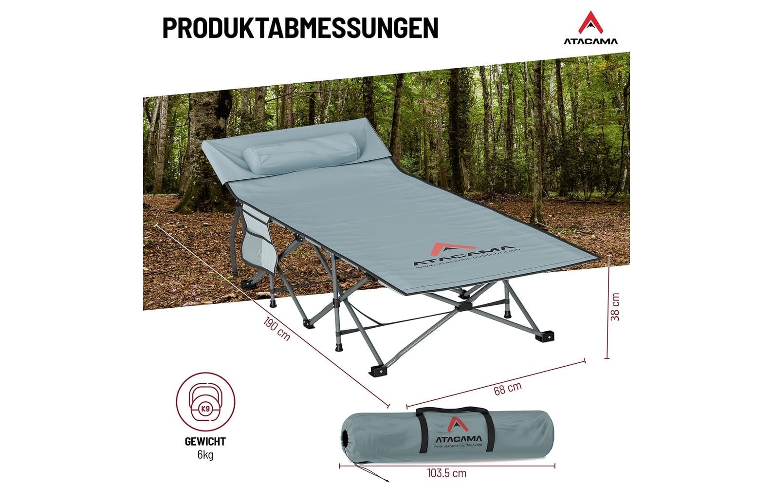   Feldbett »Atacama XXL Feldbett«