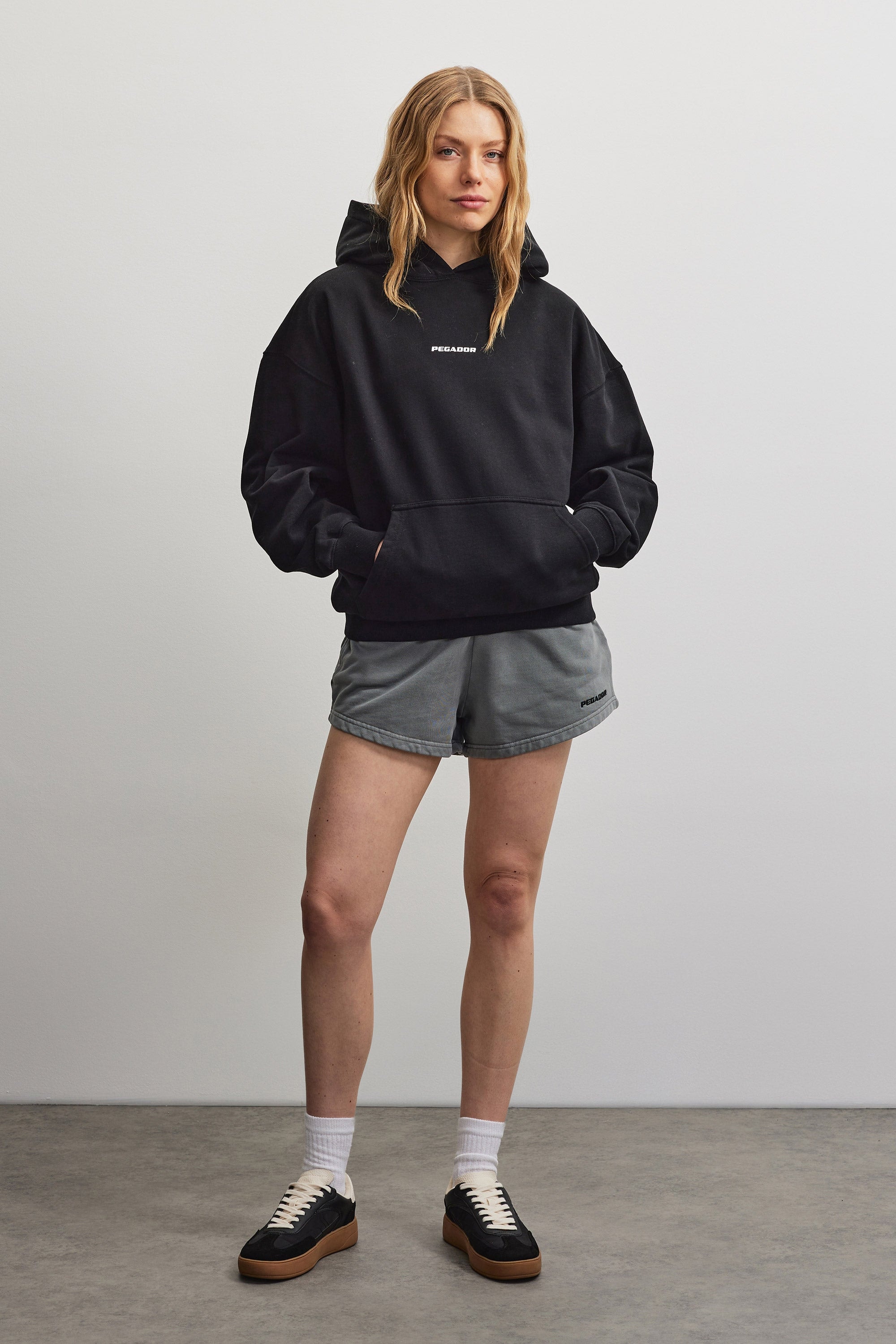 PEGADOR Sweat à capuche »ATNA LOGO OVERSIZED HOODIE«, Baumwollmischung, oversize
