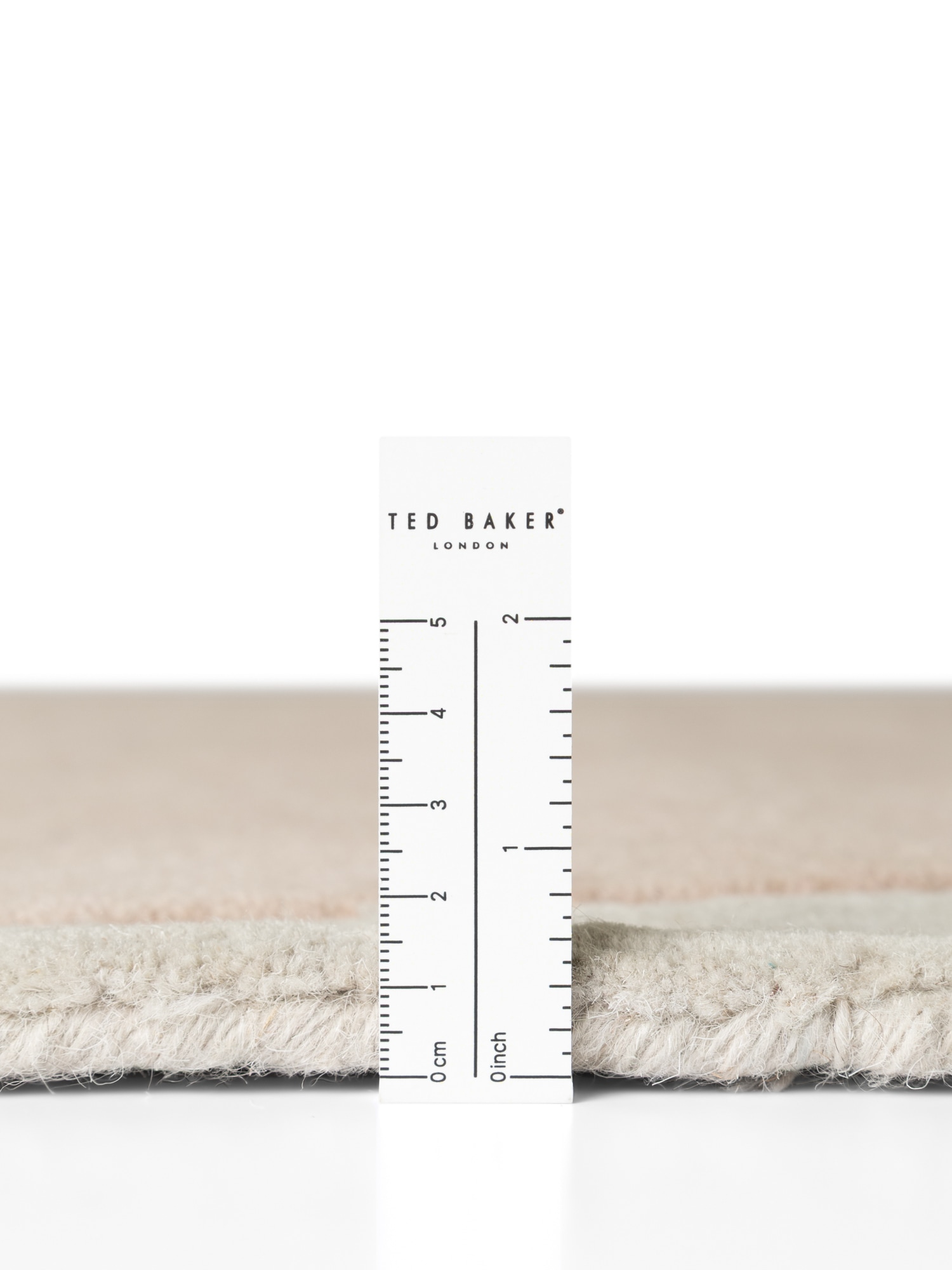 Ted Baker Tapis en laine »Savile« Rectangulaire 17 mm Höhe Laine, tapis naturel, fait main, salon, chambre à coucher, coloré