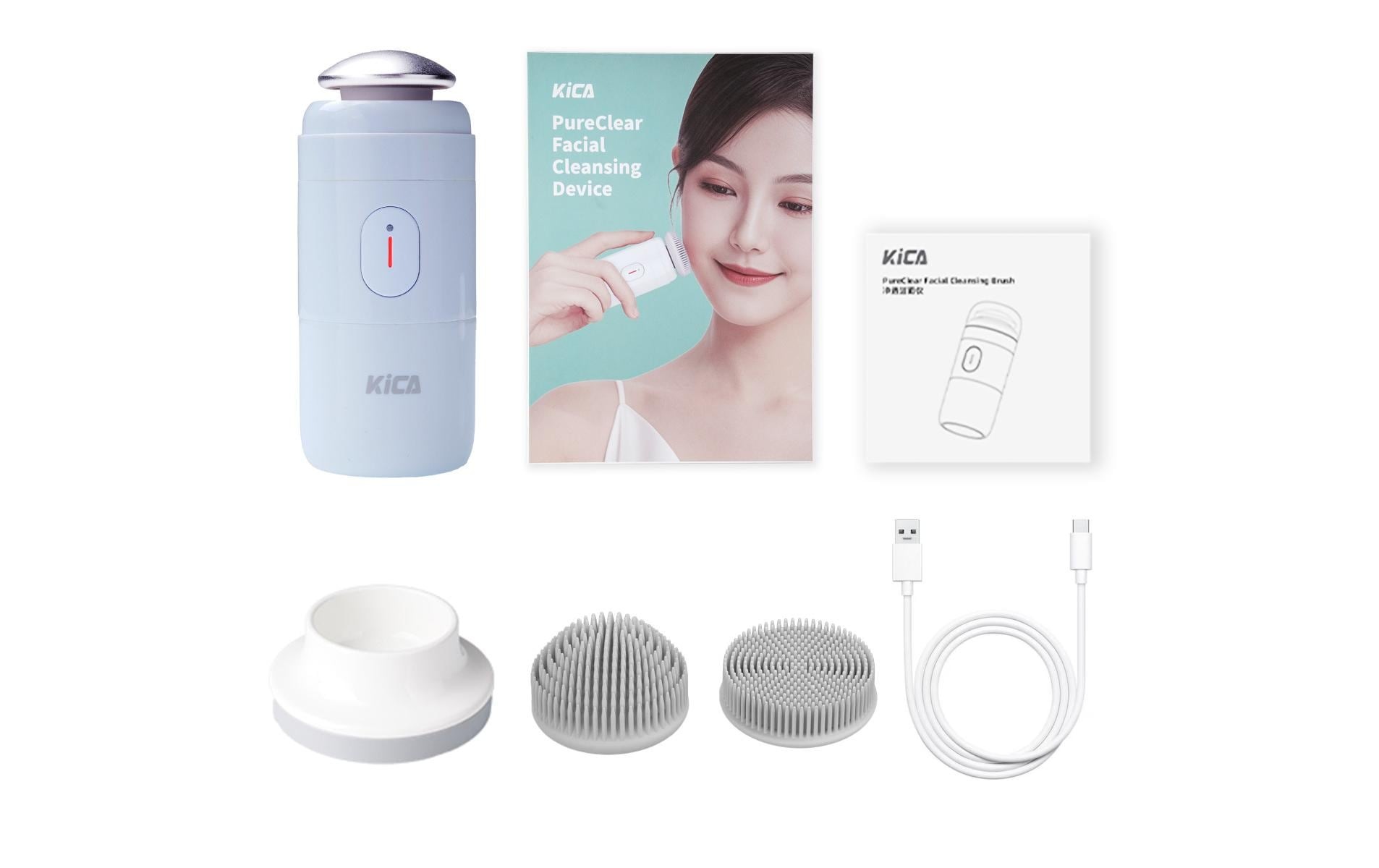  Elektrische Gesichtsreinigungsbürste »KiCA PureClear Hellblau« Wasserschutz