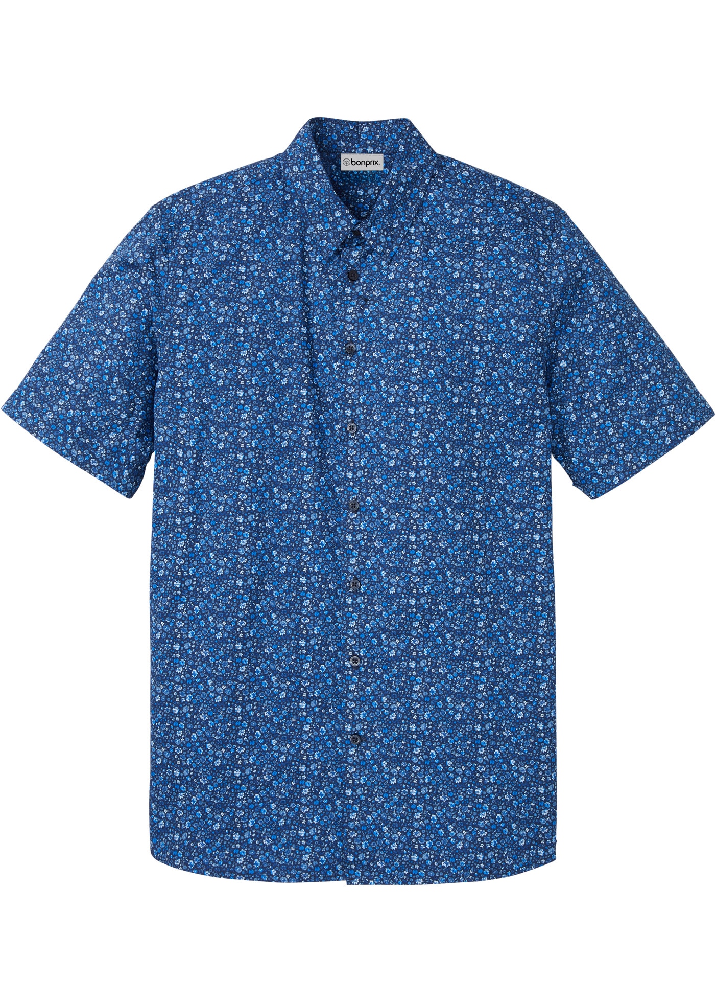 bonprix Chemise à manches courtes Coupe régulière, en pur coton, manches courtes