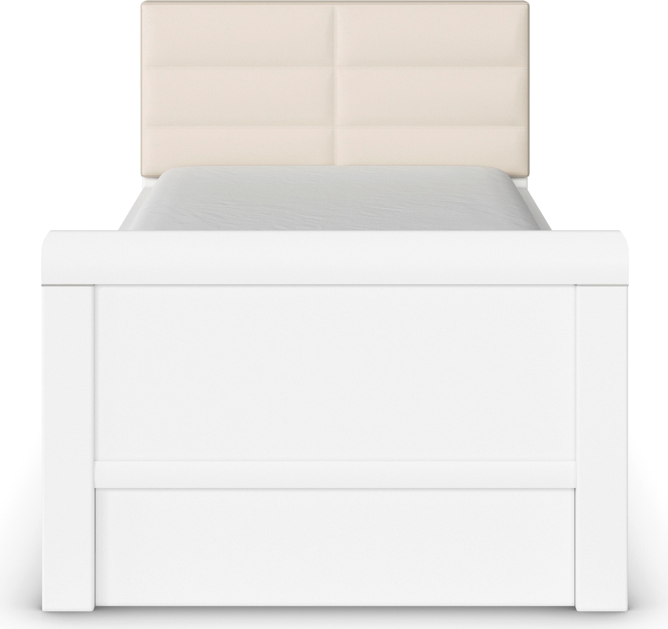 rauch Lit de rangement »Bett Einzelbett Stollenbett Bettkästen EVELYN« à hauteur confortable avec tête de lit rembourrée et tiroirs MADE IN GERMANY