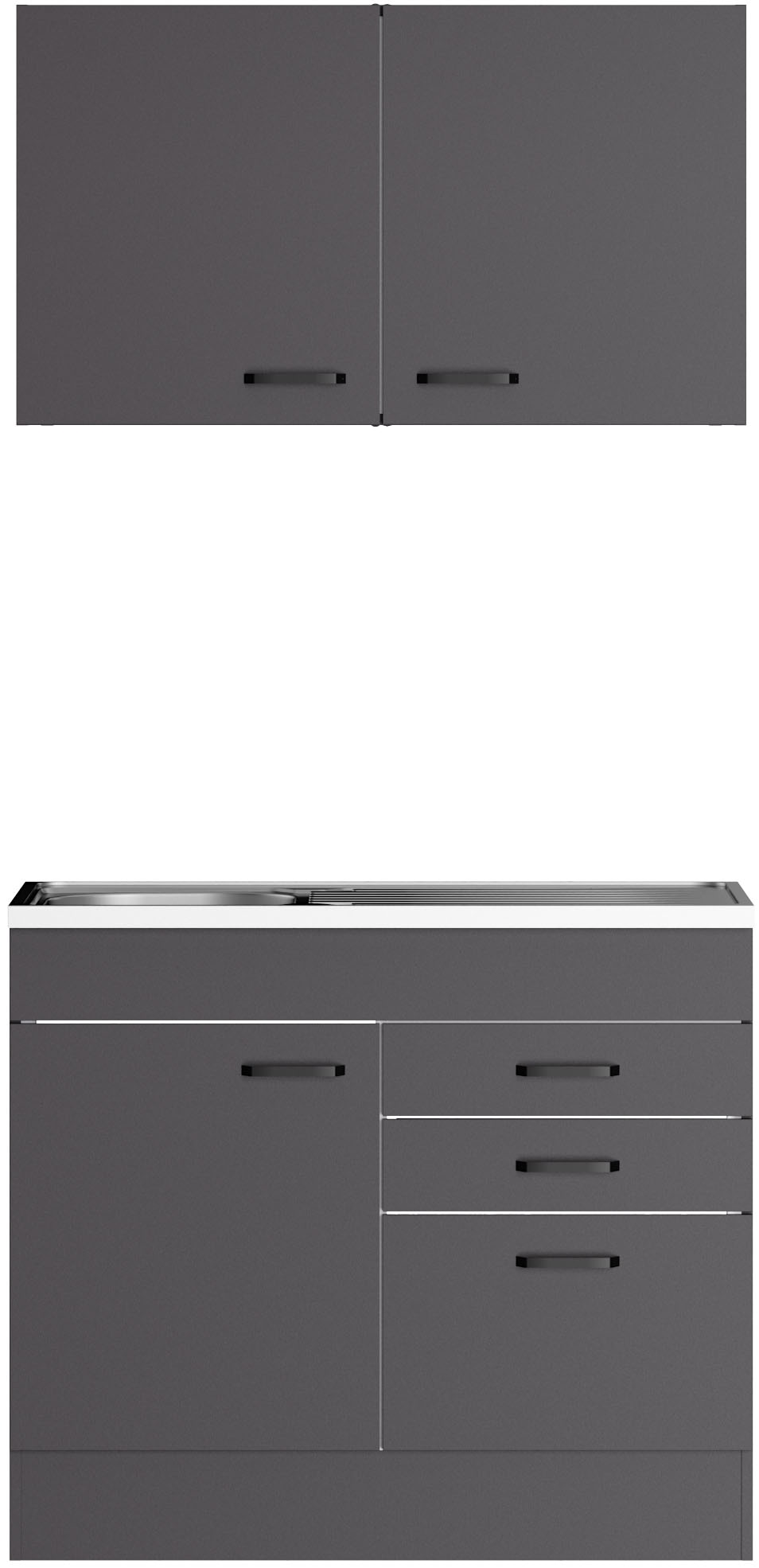 OPTIFIT Kitchenette »OPTImulti« Breite 100 cm, Tiefe 60 cm, mit Spülenauflage