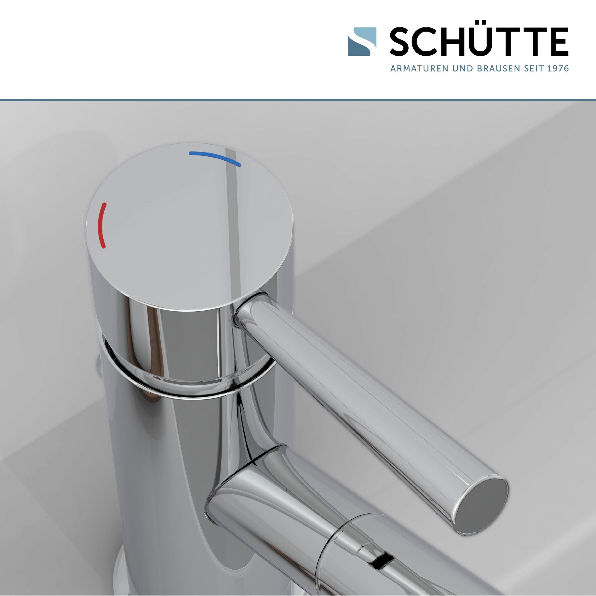 Schütte Waschtischarmatur »Cornwall« Waschtischarmatur mit Zugstange, Wasserhahn Bad mit Ablaufgarnitur