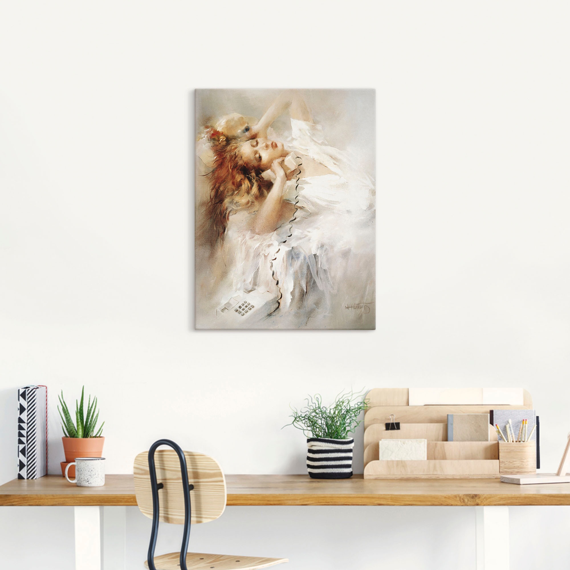 Artland Tableau sur toile »Hoffnungsvoll« 1 cuis tlg. auf Holzrahmen gespannt