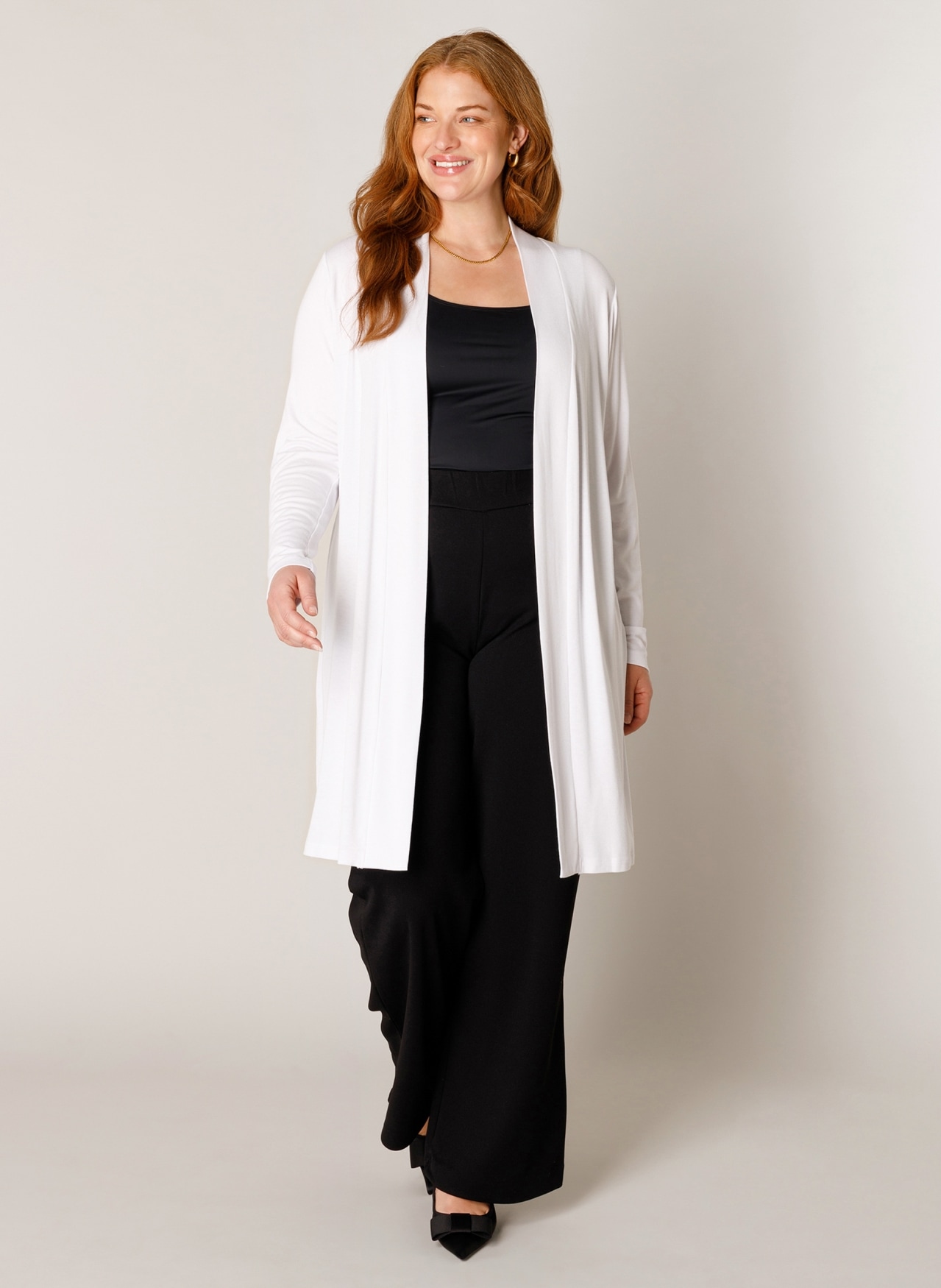 Base Level Curvy Longstrickjacke »Ayla Long« Grosse Grössen