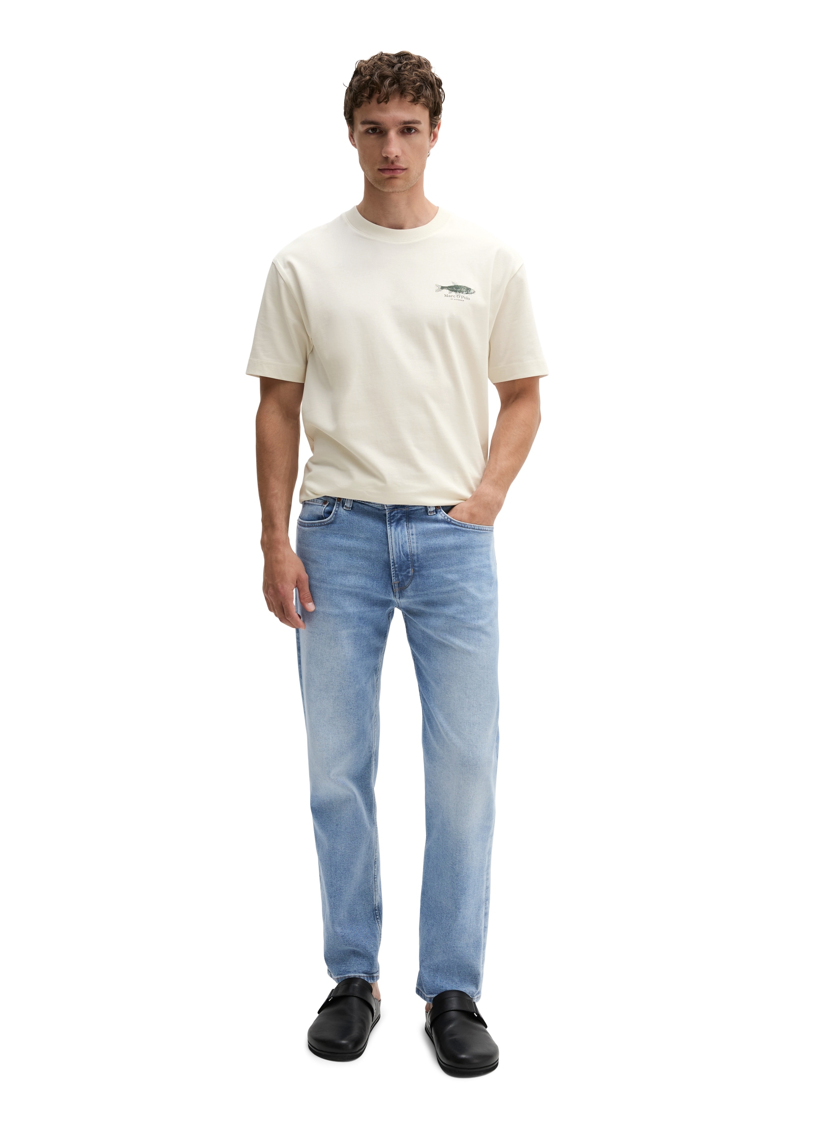 Marc O'Polo T-shirt loose avec imprimé dos seafood