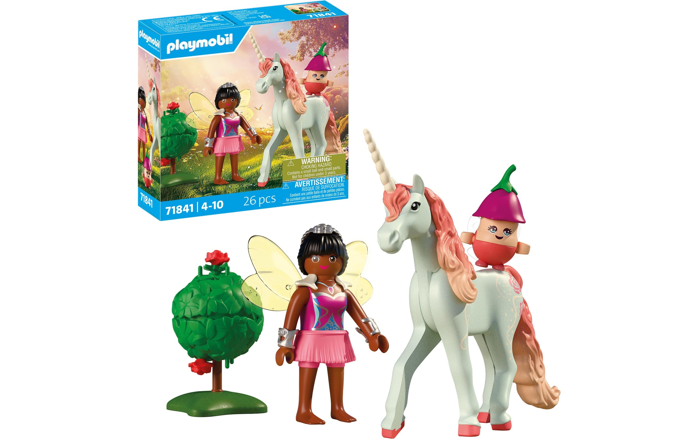 Playmobil® Konstruktions-Spielset »Sammeleinhorn, Himmelsrose mit Fee (71841), Princess Magic«