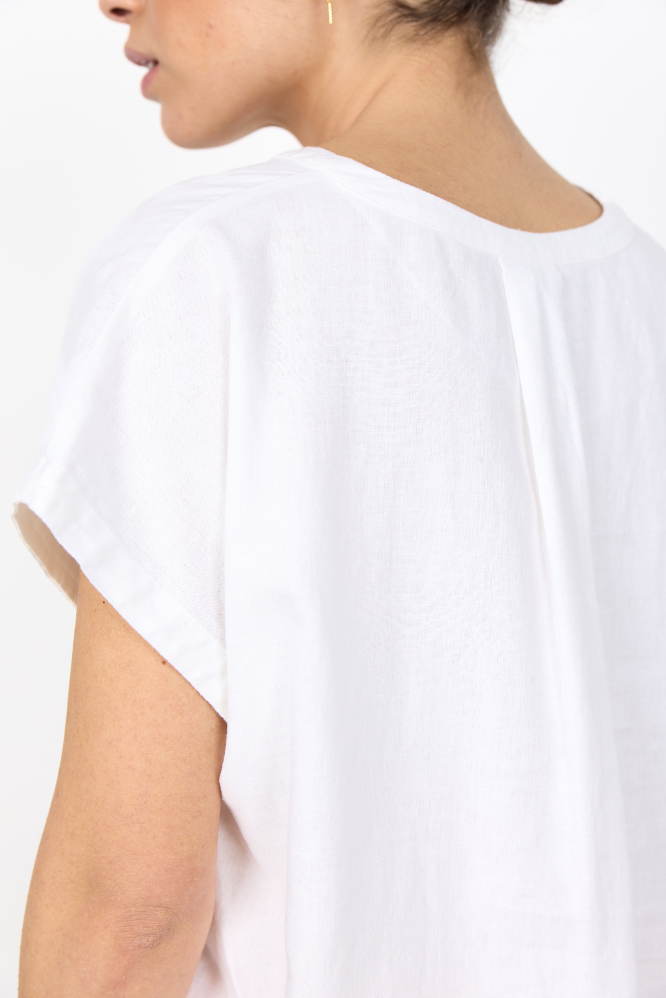 soyaconcept Blouse à manches courtes »SC-INA 51« mélange viscose avec lin