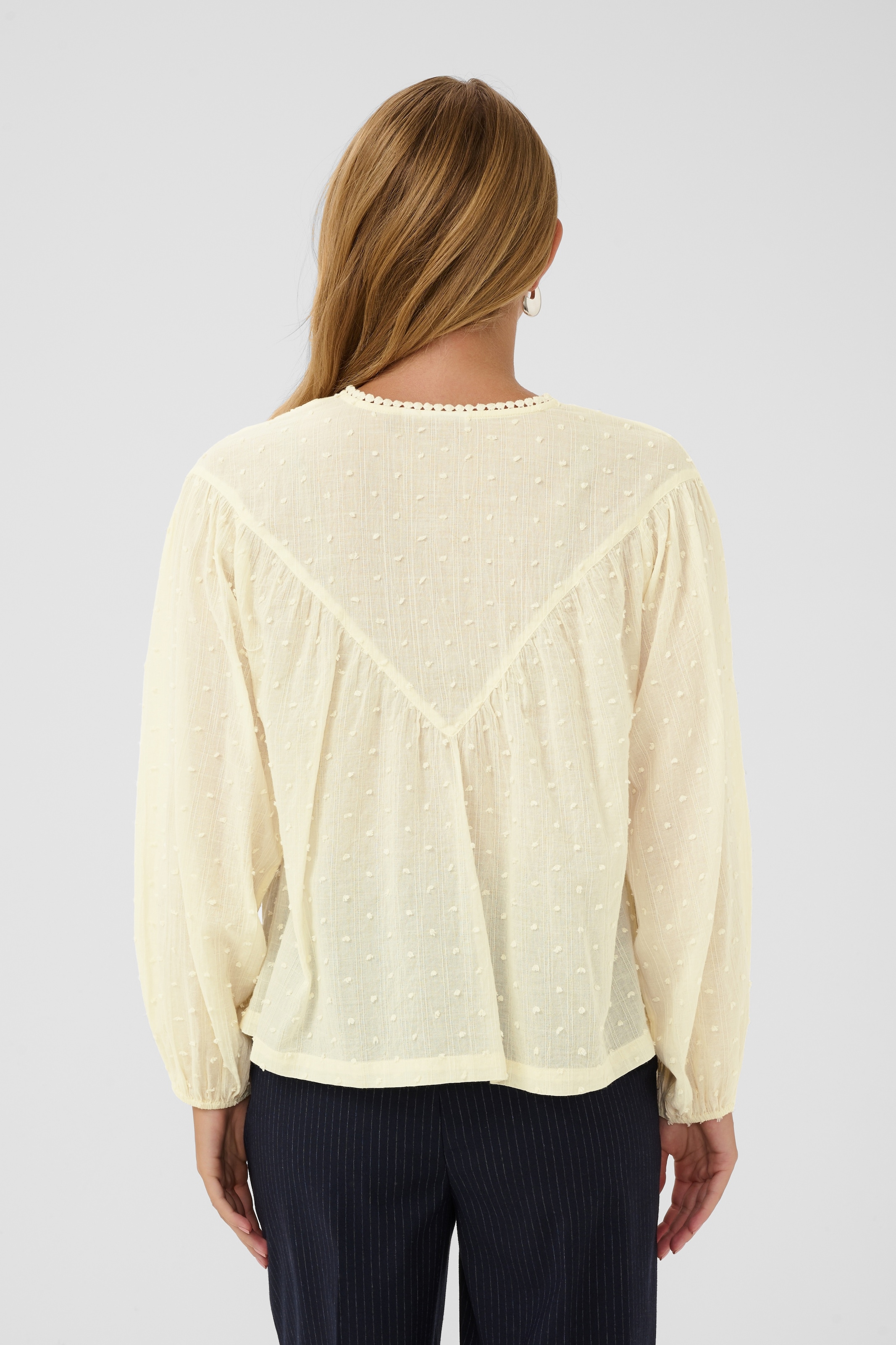 Saint Tropez Blouse à manches longues »TuttiSZ Blouse« coton, forme en A