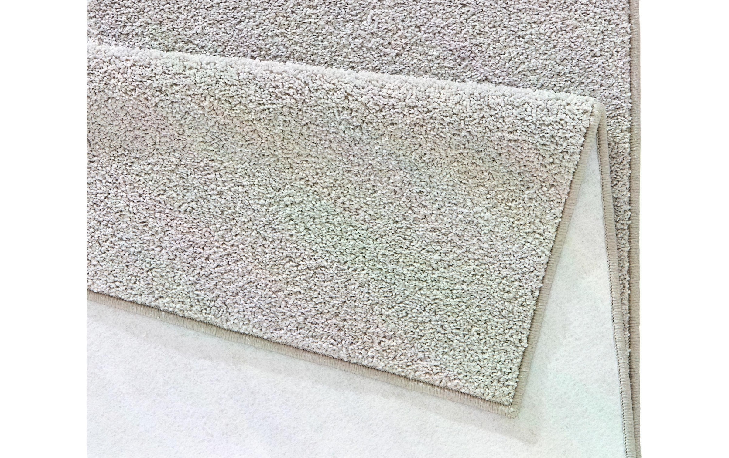 HANSE Home Teppich »Pure 100  Kurzflor« rechteckig 13 mm Höhe Kurzflor, uni, umkettelt, Läufer, Wohnzimmer, Kinderzimmer, Flur