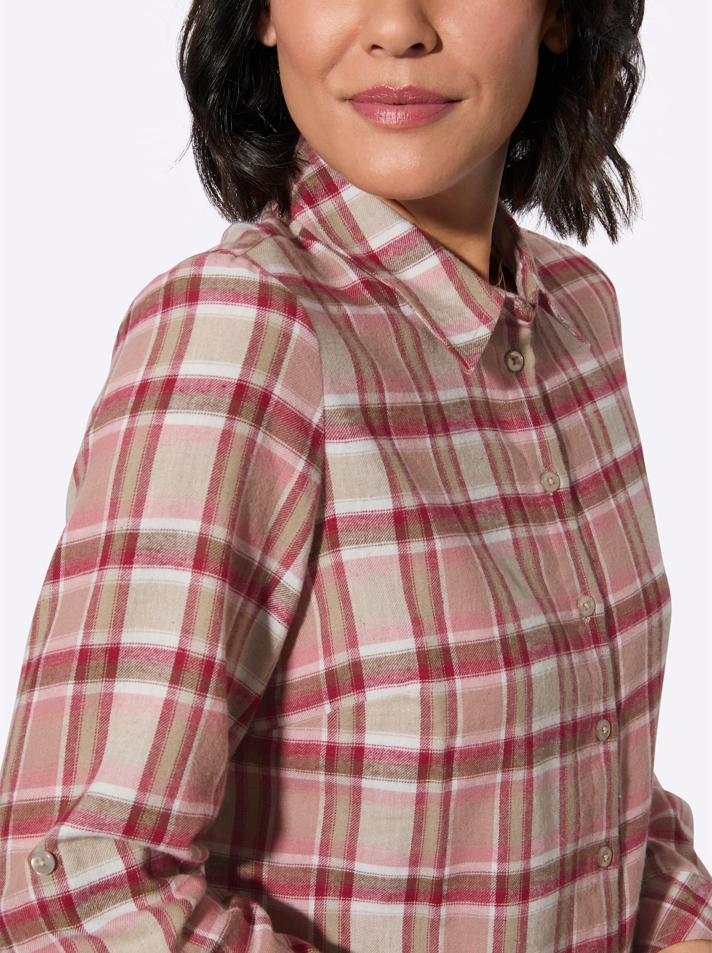 Casual Looks Blouse en flanelle