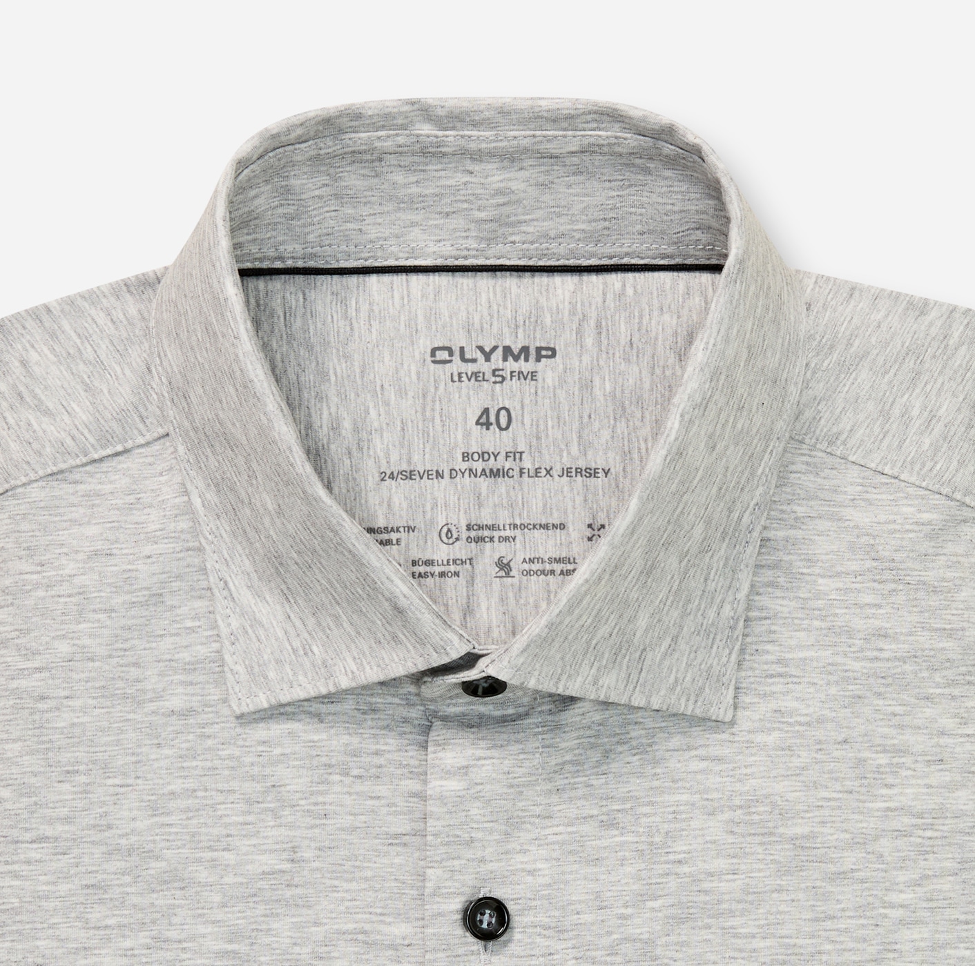 OLYMP Chemise d'affaires »Level Five body fit Jerseyshirt« en qualité jersey