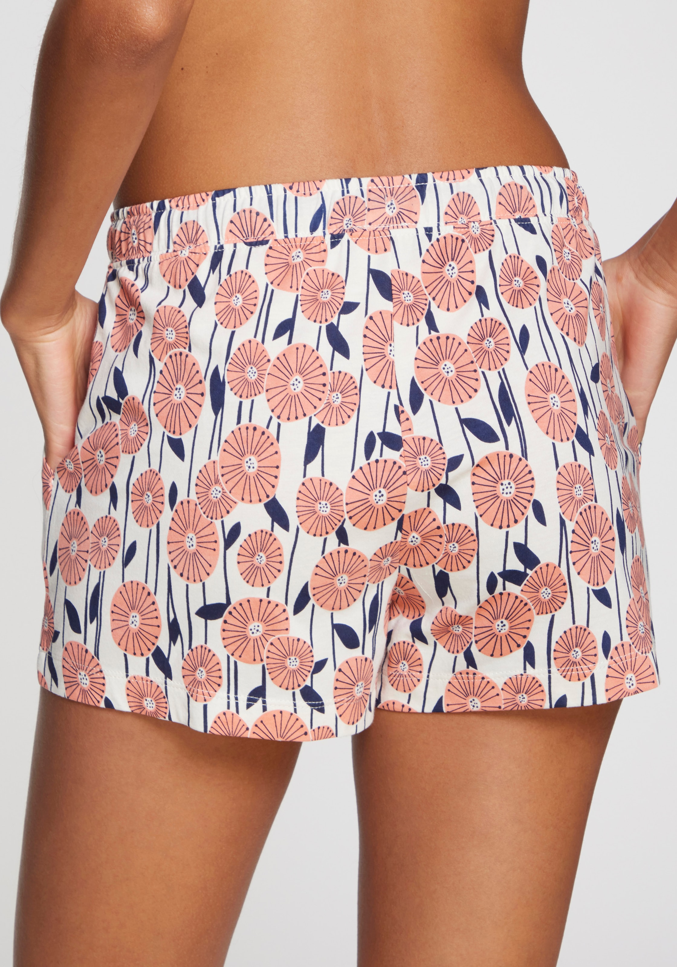 Vivance Dreams Pyjamashorts  mit schönem Alloverdruck
