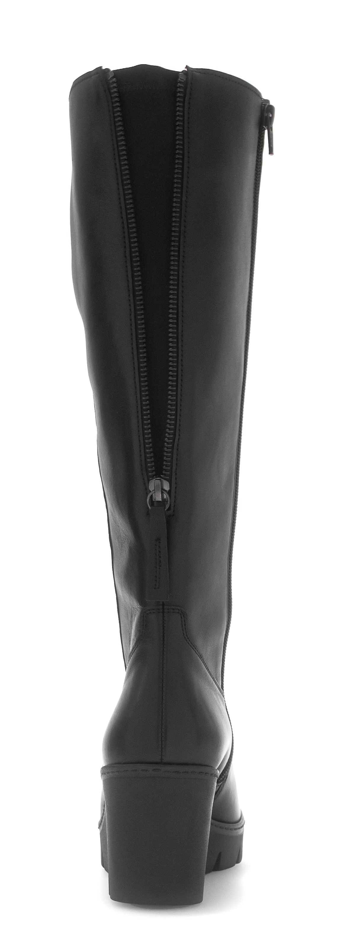 Gabor Bottes  , talon compensé, bottes hautes à deux fermetures éclair