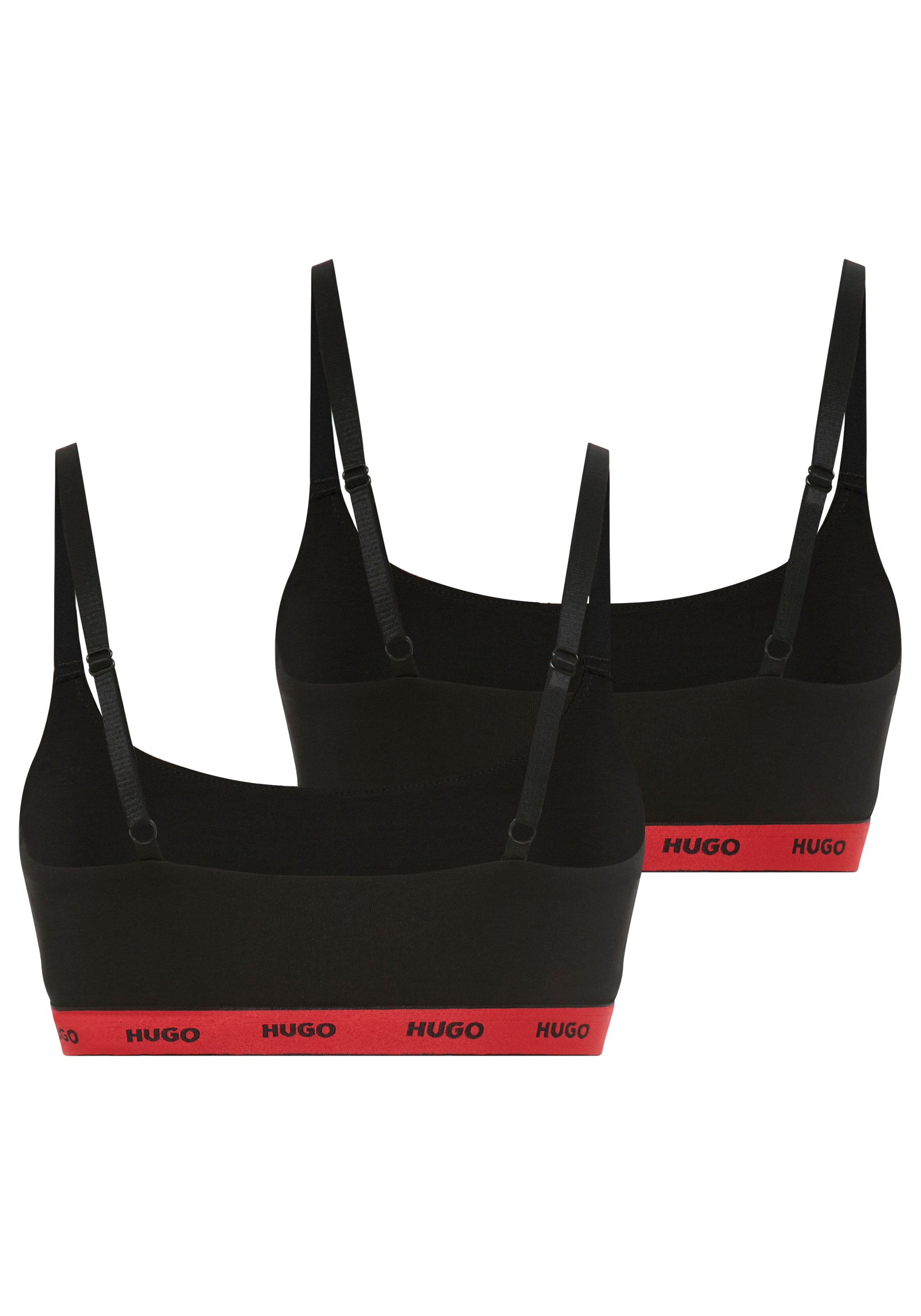HUGO Underwear Bralette »TWIN BRALETTE STRIPE« 2 Stk. ungepolstert
