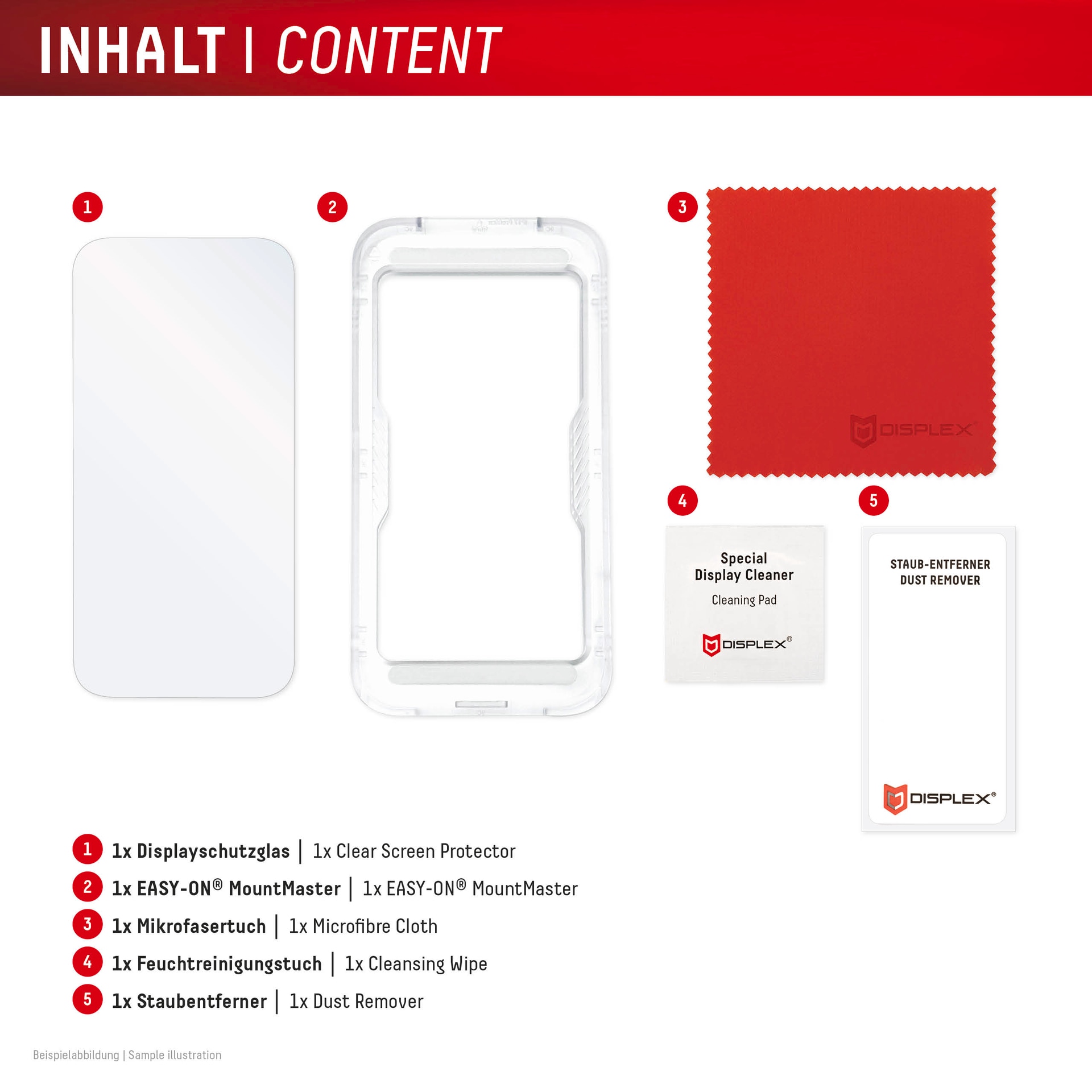 Displex Displayschutzglas »Real Glass Screen Protector mit MountMaster« für Google Pixel 10a Displayschutzfolie, Schutzfolie, Bildschirmschutz, kratz- & stossfest