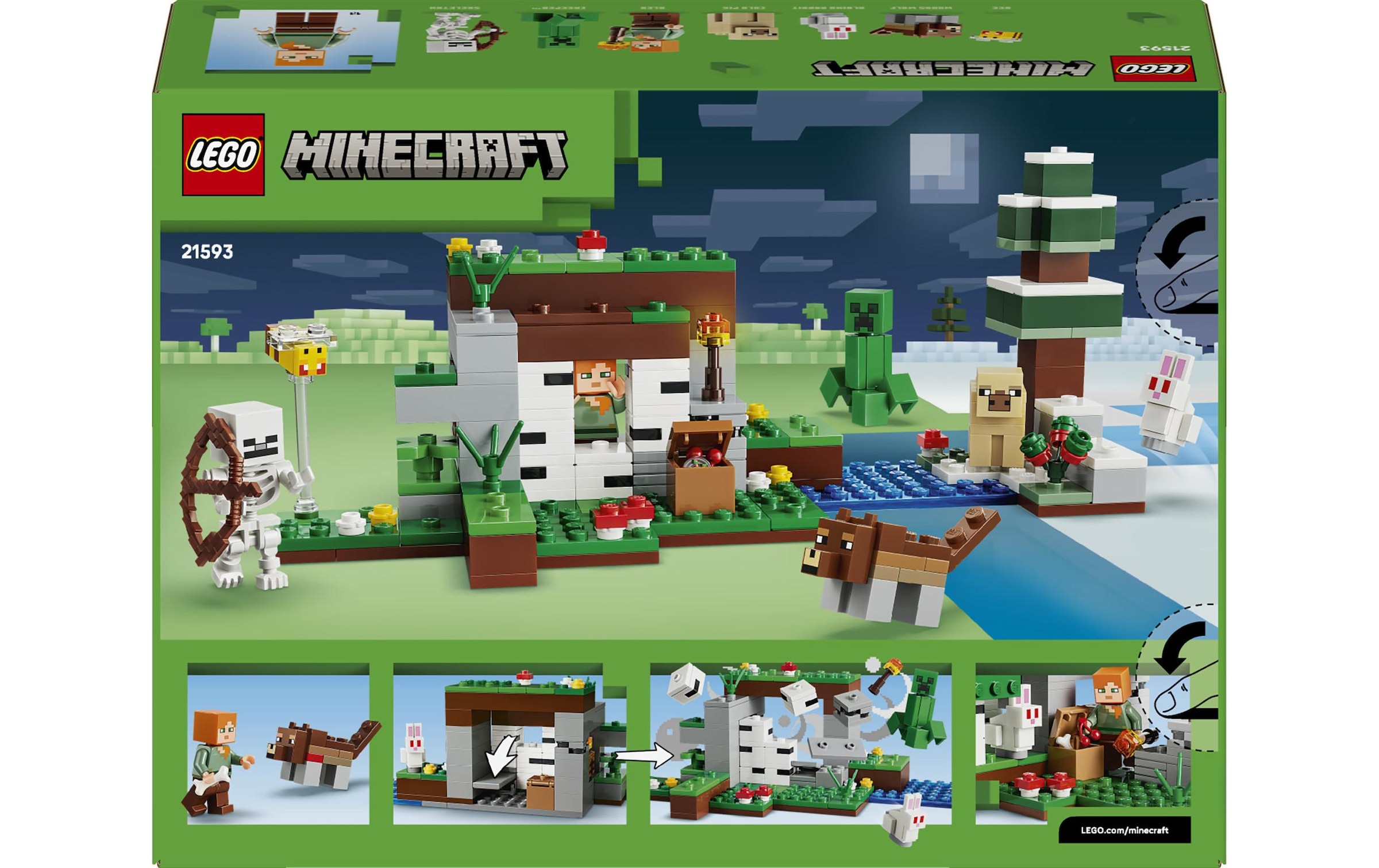 LEGO® Pions de construction »Erstes Abenteuer in der Nacht (21593), LEGO Minecraft« fabriqué en Europe