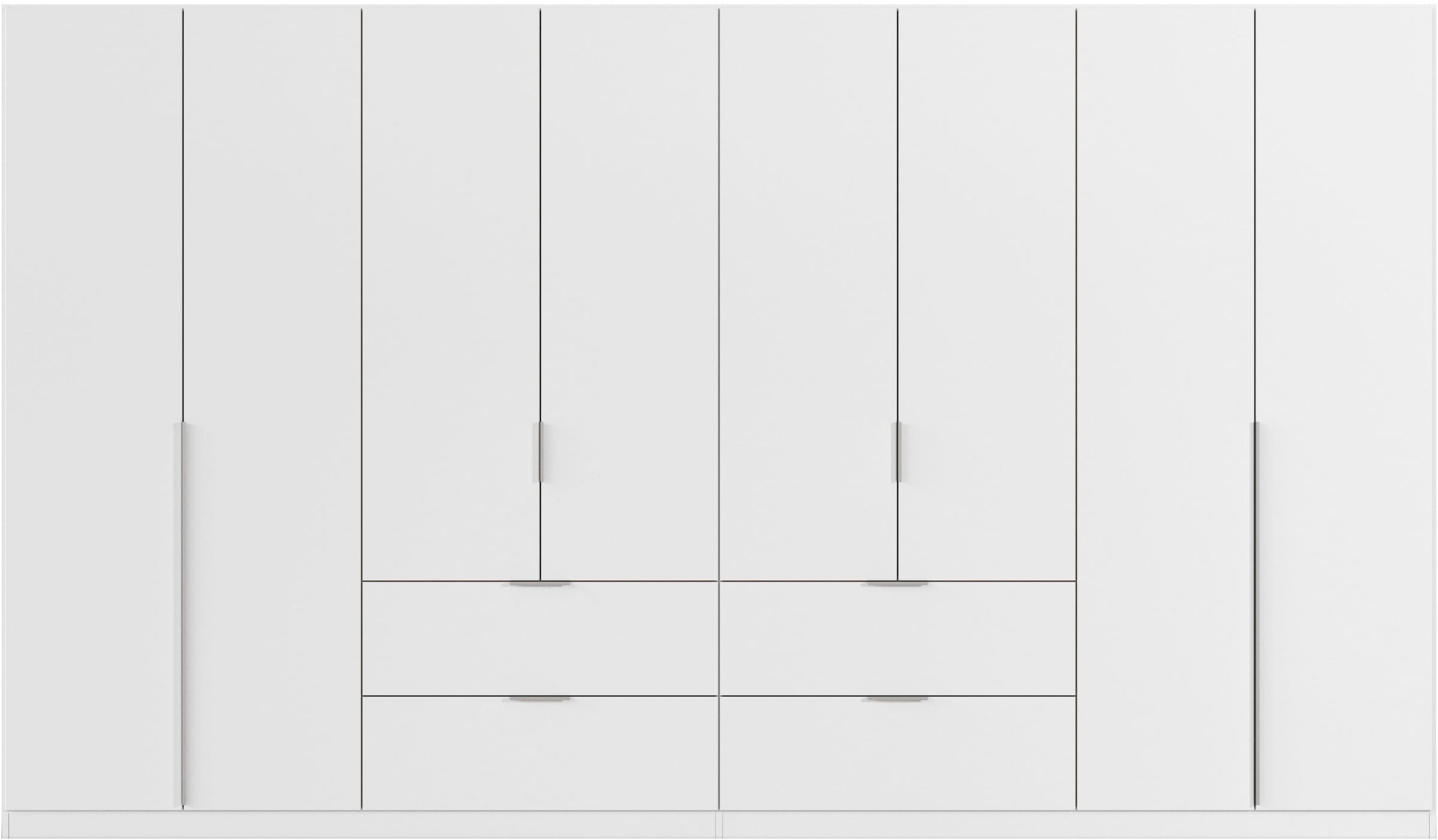 GOODproduct Drehtürenschrank »Kleiderschrank Schrank Garderobe AGORDO mit Dekor- oder Hochglanzfront« in zwei Griff-Farben, Breite 360 cm,  mit Aussenschubkästen, Serie in 7 Breiten und 2 Höhen MADE IN GERMANY