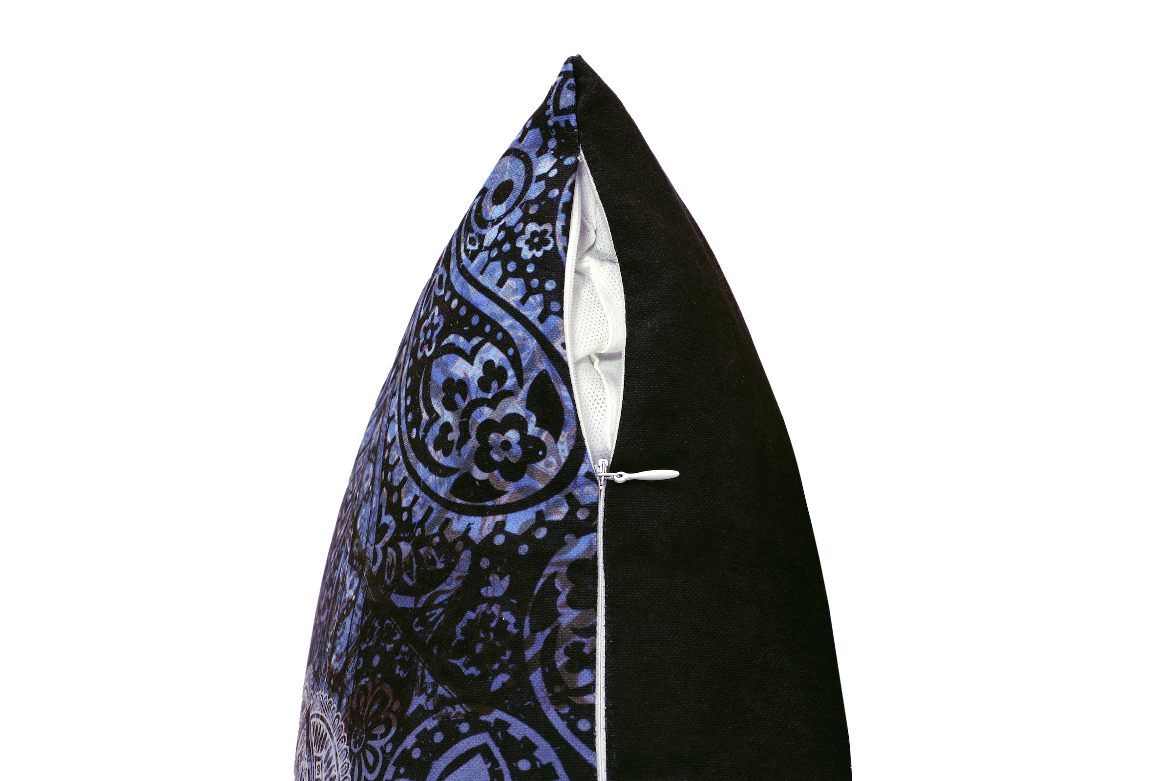 Kenda Sand Oreiller en fourrure »Dekokissen Medley 125 Multi / Blau 45cm x 45cm« modern, vielseitig kombinierbar,mit praktischem Reissverschluss