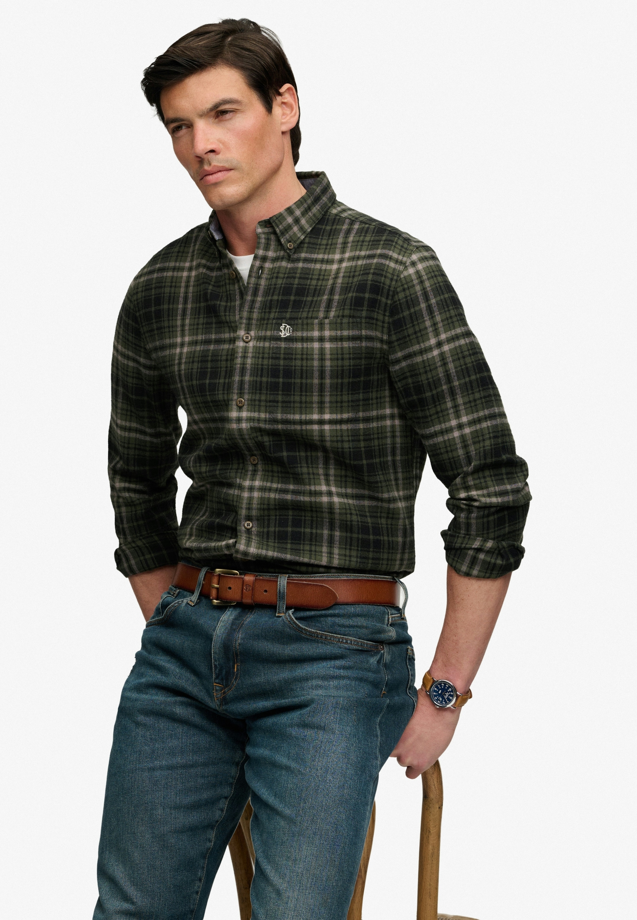 Superdry Langarmhemd »L/S COTTON LUMBERJACK SHIRT« Baumwolle, regular fit