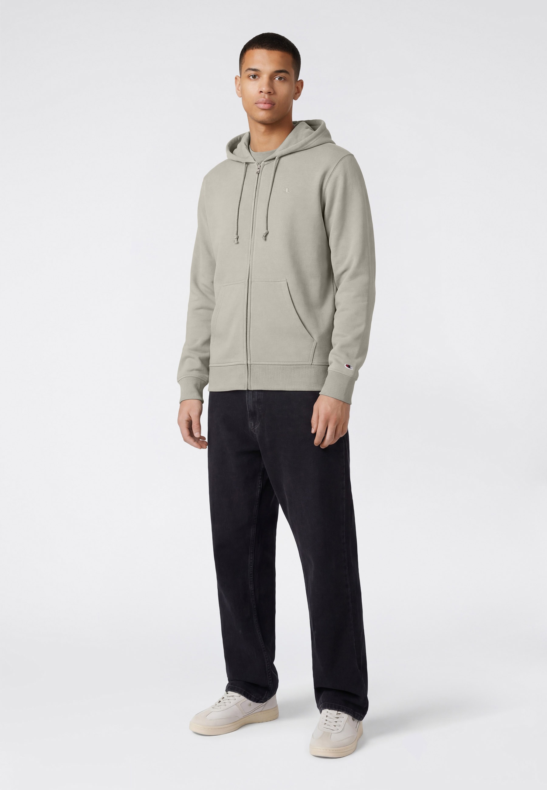 Champion Kapuzensweatjacke »ICONS TONAL Terry Full Zip Hoodie« mit Kapuze, für sportliche Aktivitäten und Freizeit