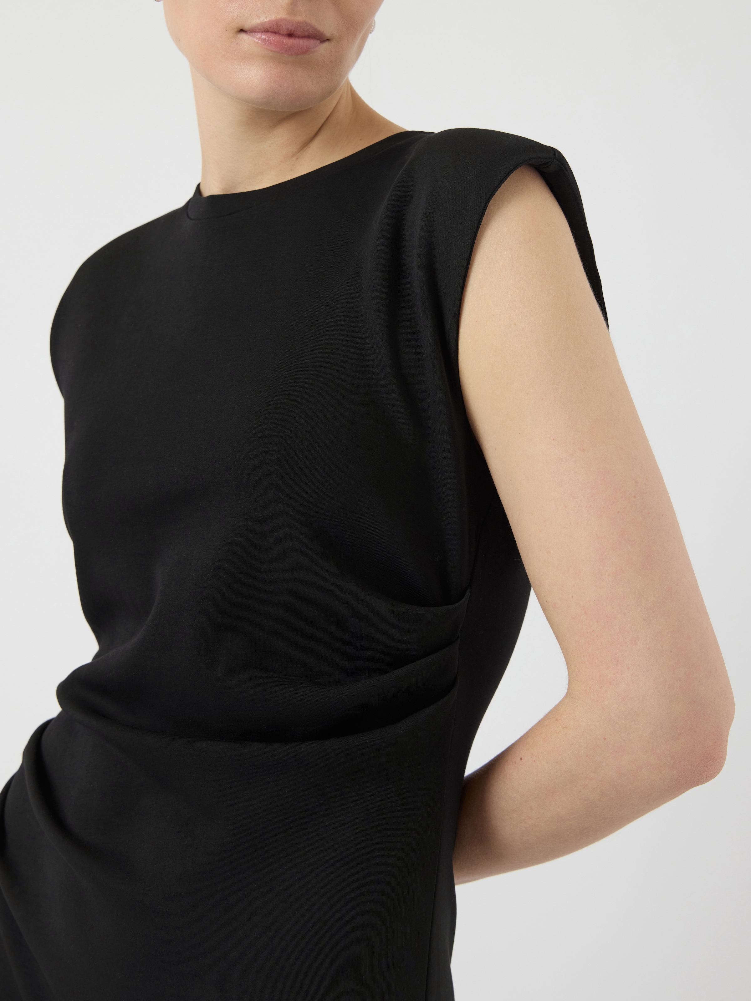 Y.A.S Maxikleid »YASPINA SL LONG DRESS NOOS« Baumwollmischung mit Stretch