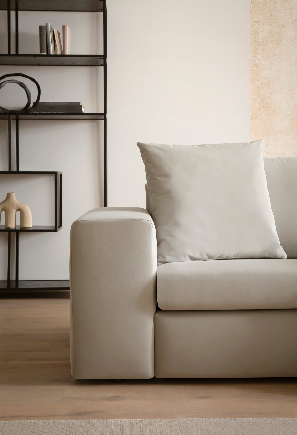 Home affaire 4-Sitzer »SLEETLAND XXL in Samtvelours oder Vintage-Leder-Optik« besonders gross und bequem