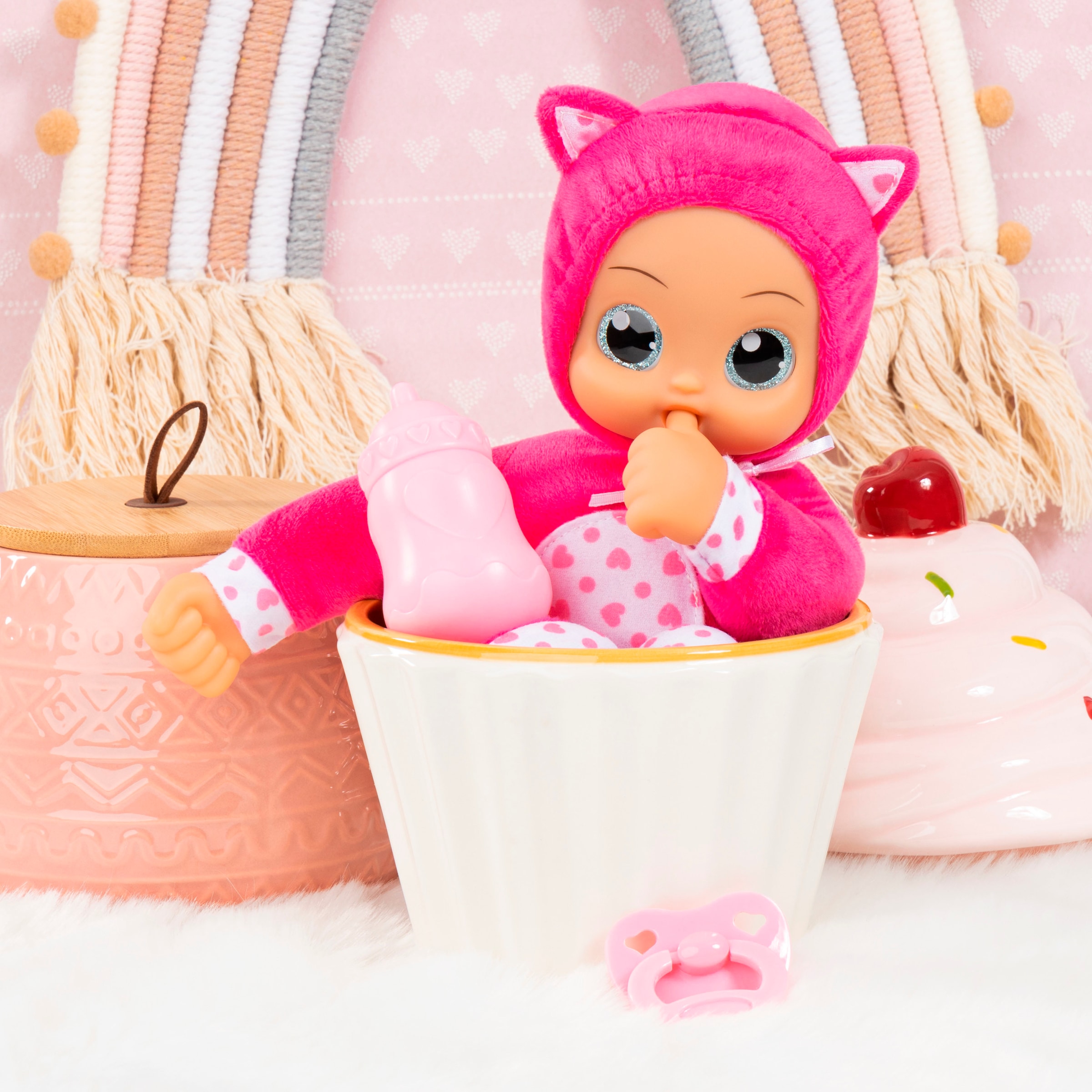 Bayer Babypuppe »I Baby Angels, 30cm, rosa/pink«