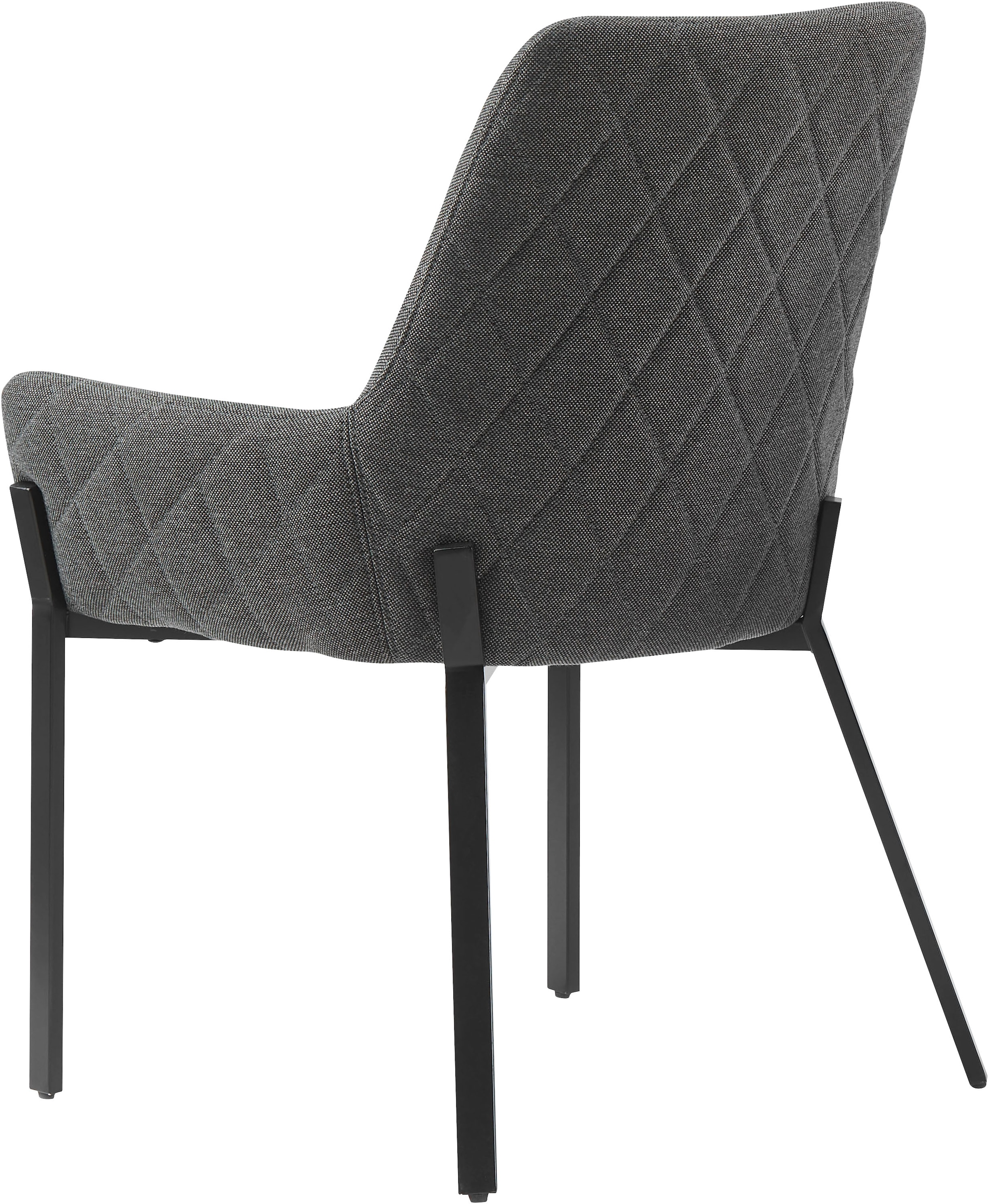 GOODproduct Stuhl »Lome« () 1 Stk.mit pflegeleichtem Webstoff Bezug, Metallgestell, Sitzhöhe 49 cm