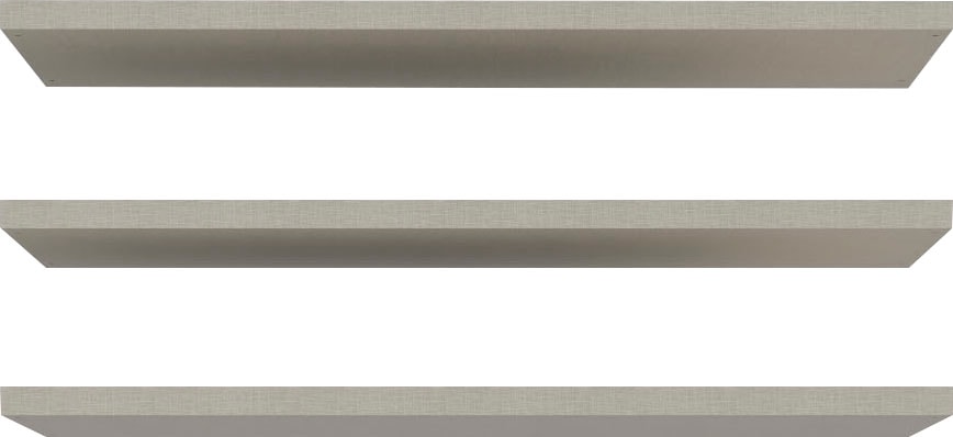 FORTE Tablette de rangement ensemble 3 pièces