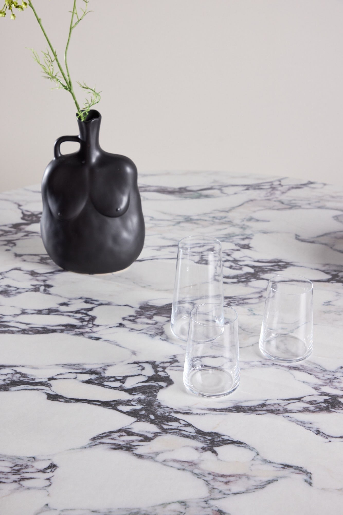 Venture Home Esstisch »Tekla, runder Esstisch, gerippter Säulenfuss, Ø 120 cm« Esszimmertisch, MDF, Papierlaminat, zentraler Mittelfuss, geräumig