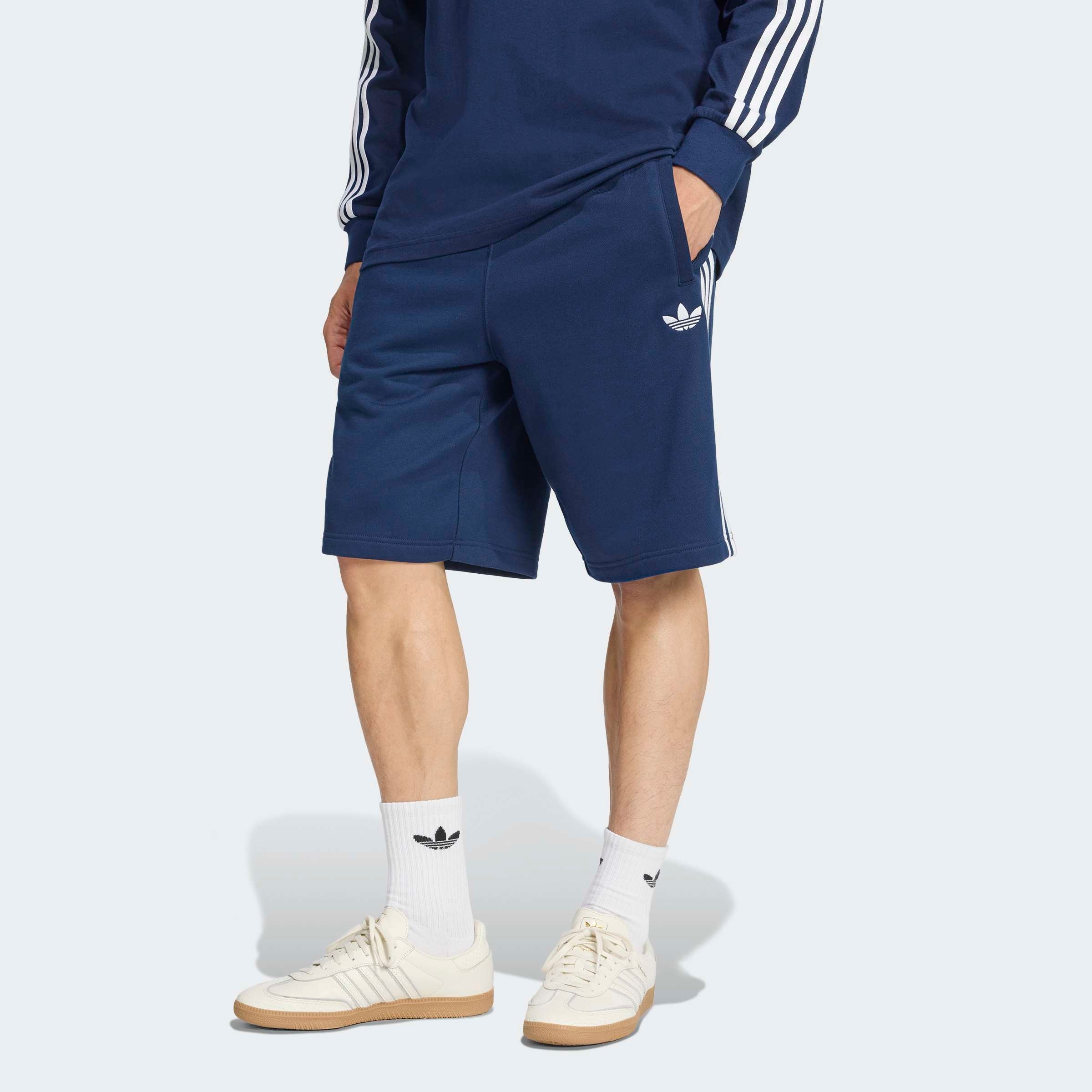 adidas Originals Short »3-STREIFEN«  sportlicher Stil, für Strasse und Zuhause, aus weichem French Terry