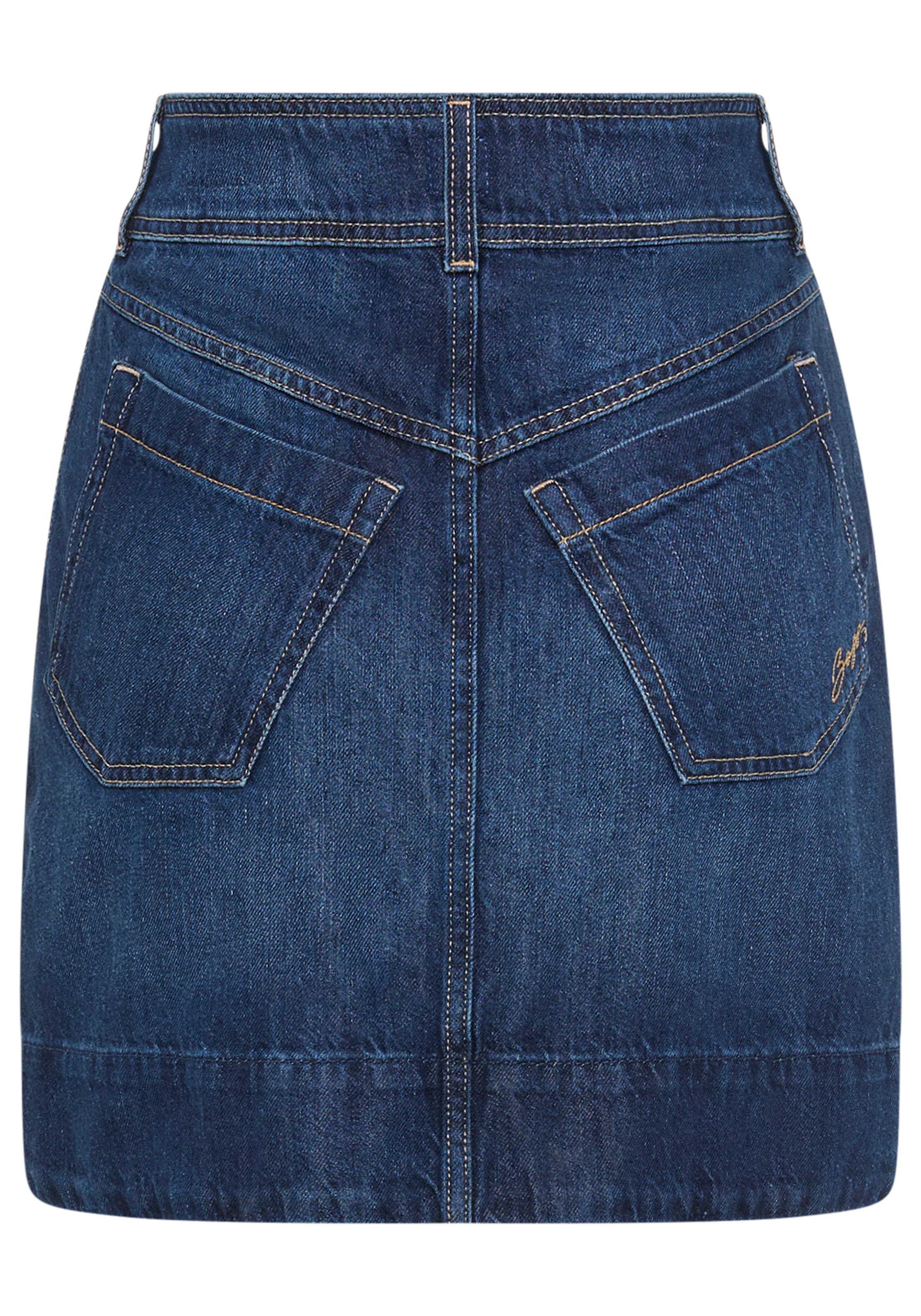 BOSS ORANGE Minirock »MINI SKIRT 1.0 Premium Damenmode« im 70s Look, mit hohem Bund